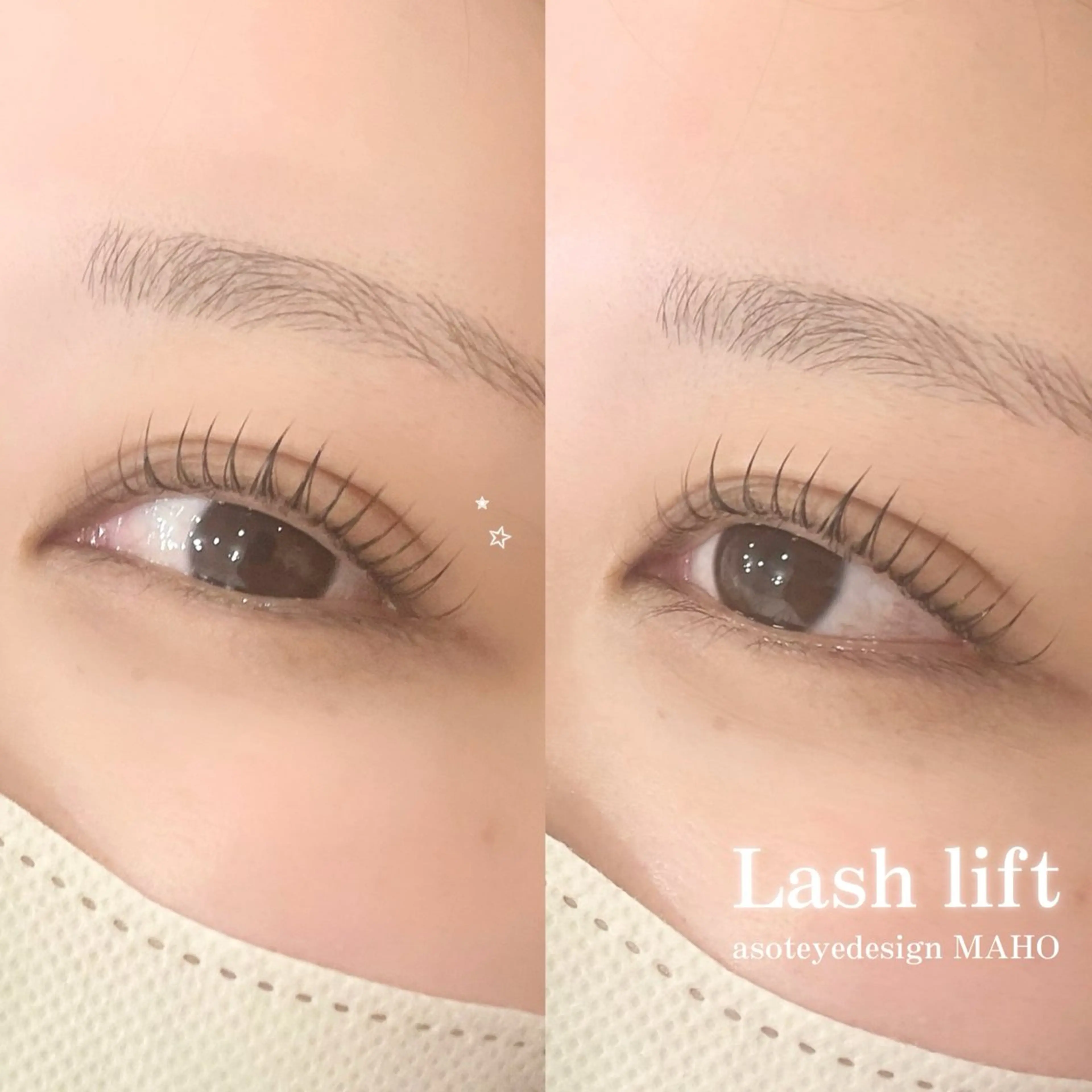 マツエク・マツパ MAHO🤍 asotのマツエク・マツパデザイン