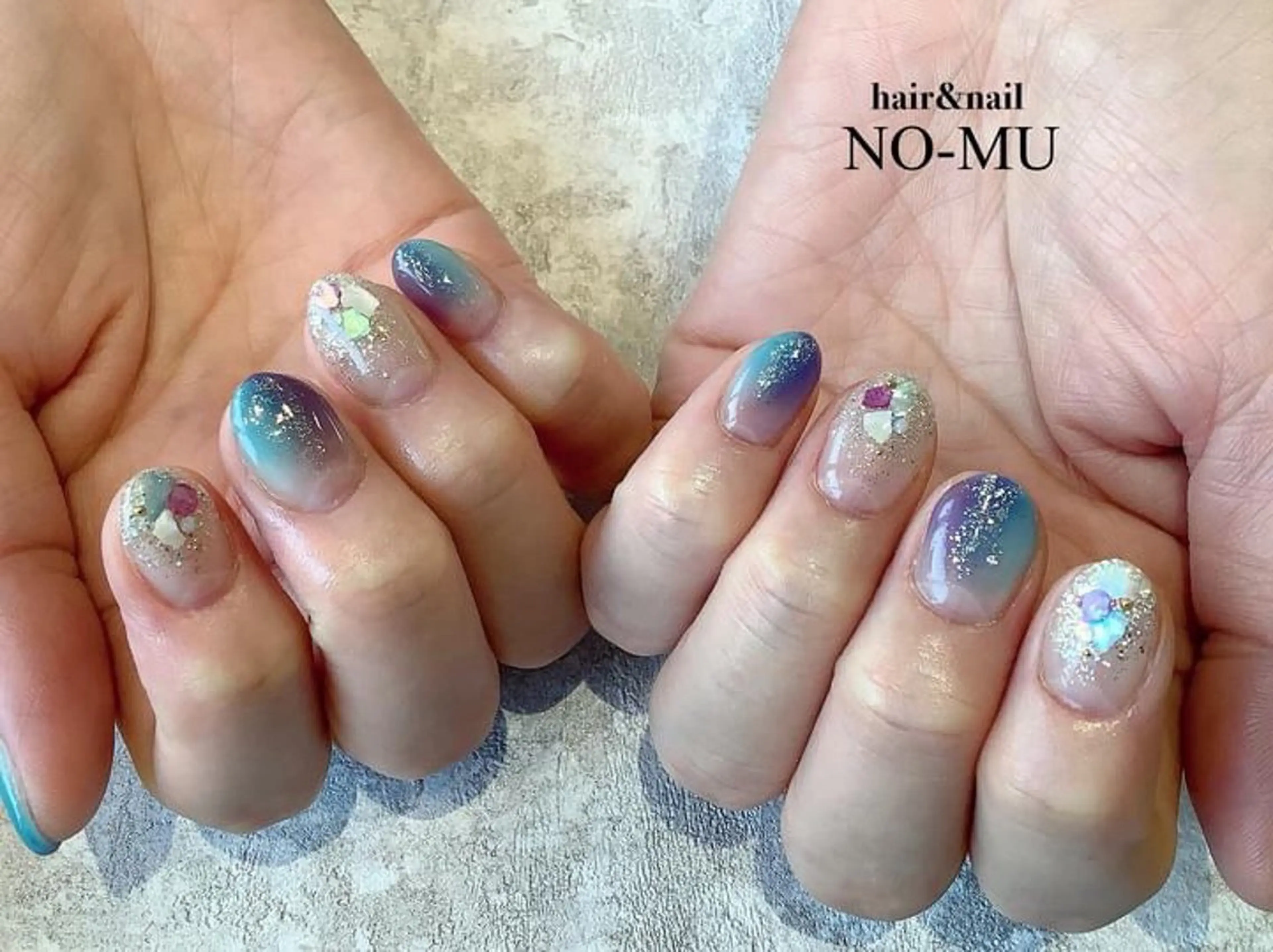 ネイル 夏ネイル ハンドネイル hair＆nail NO-MUのネイルデザイン