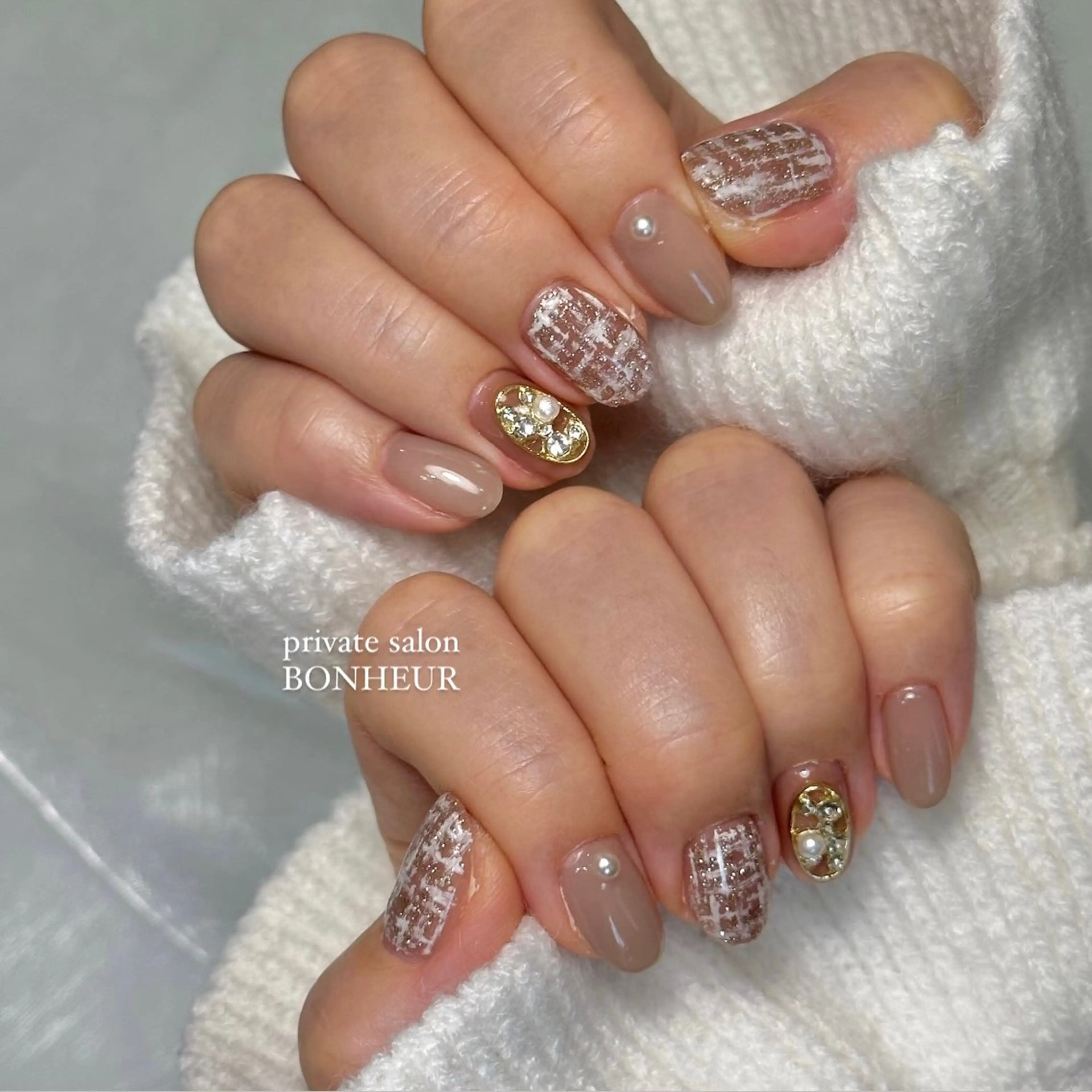 ネイル ハンドネイル BONHEUR Annaのネイルデザイン