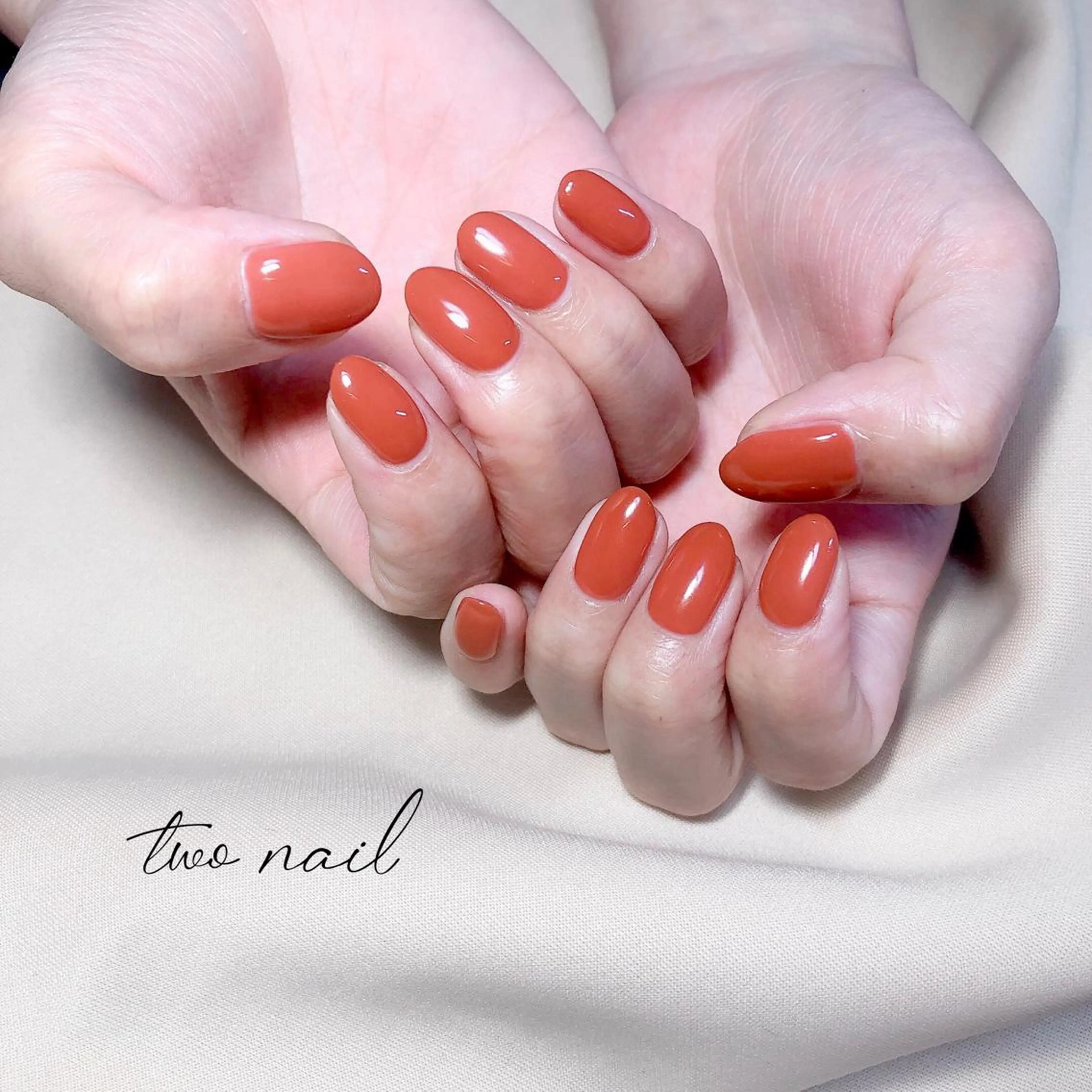 ネイル アートネイル ブラウン フットネイル ハート ニュアンスネイル ハンドネイル two nailのネイルデザイン