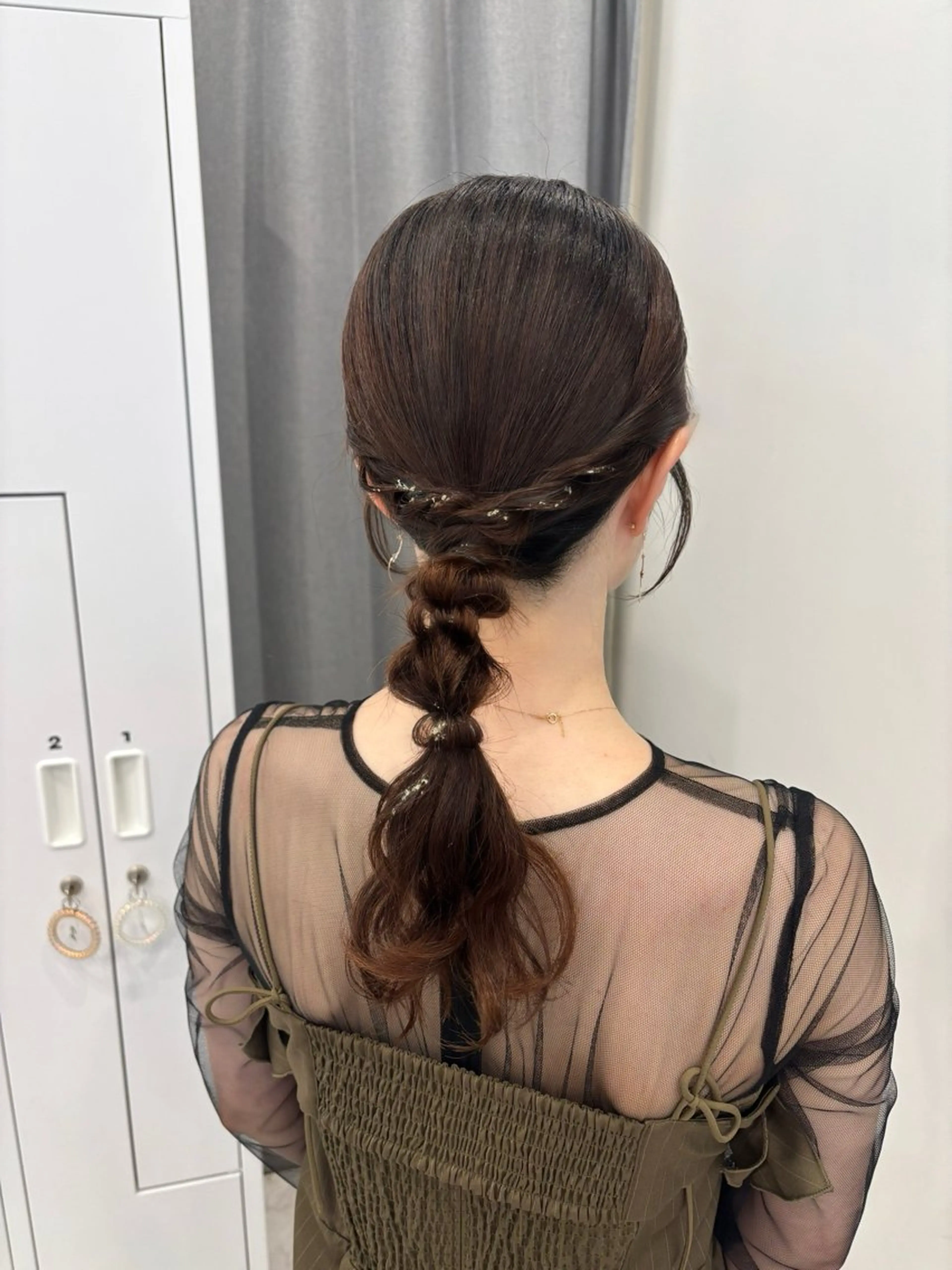 ヘアアレンジ 結婚式・ブライダル ヘアセット レイヤーカット🎀 kanaのヘアスタイル