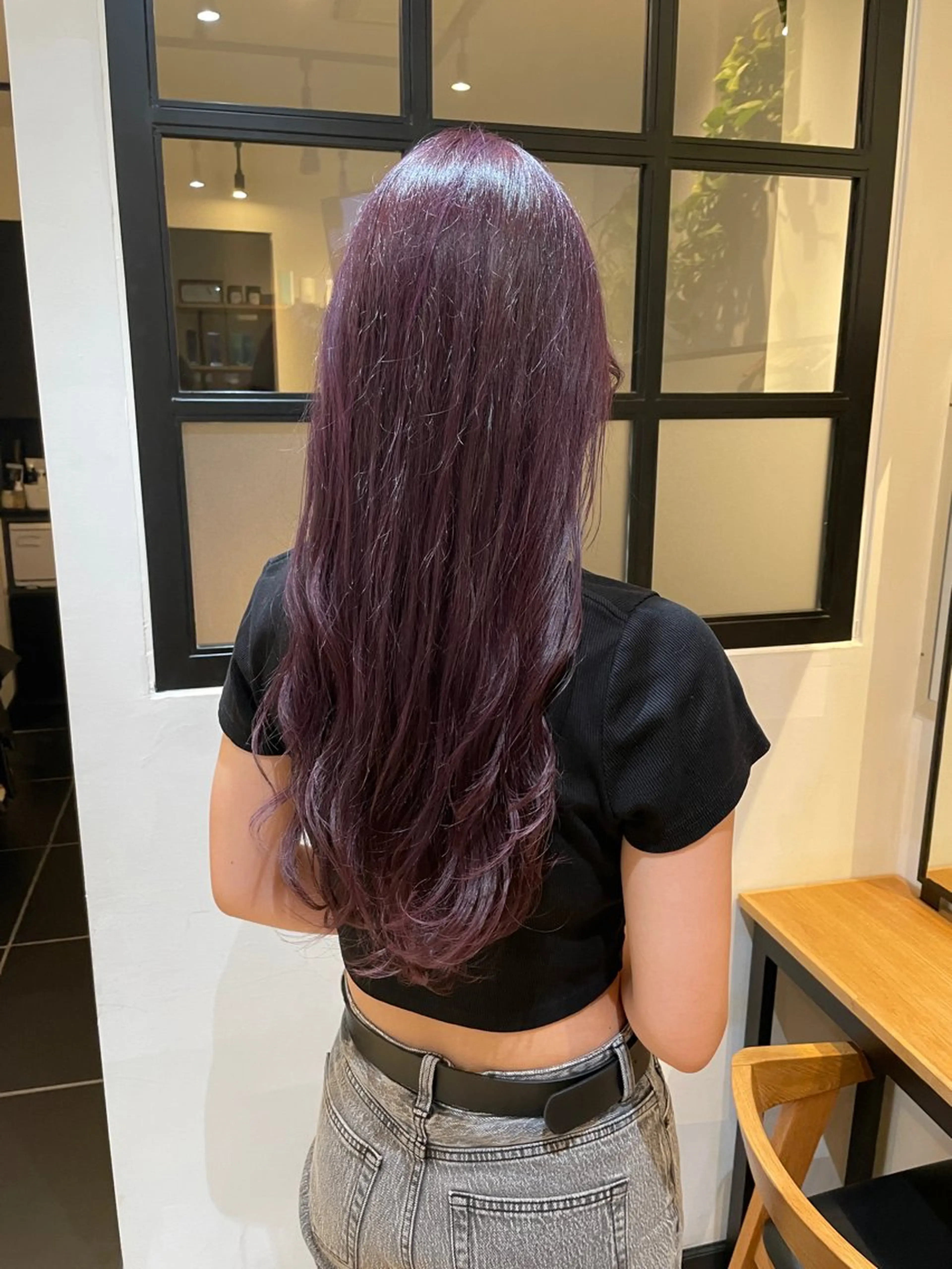 ロング カラー ﾊｲﾄｰﾝ/ｶﾗｰ/ 用賀/稲若健太郎のヘアスタイル