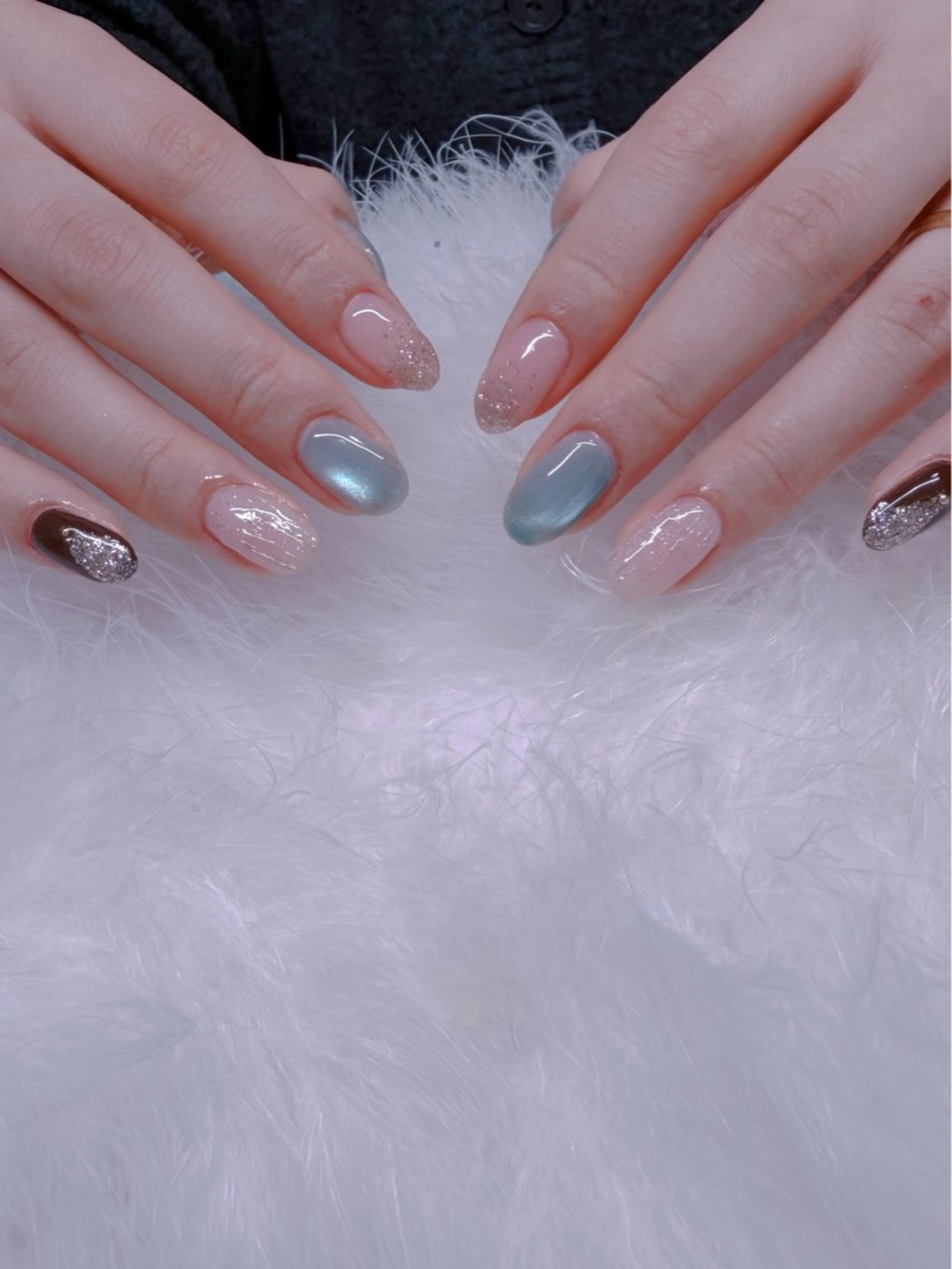 ネイル チークネイル 桜ネイル 長さ出し フットネイル フレンチネイル ビューティー ネイルのネイルデザイン