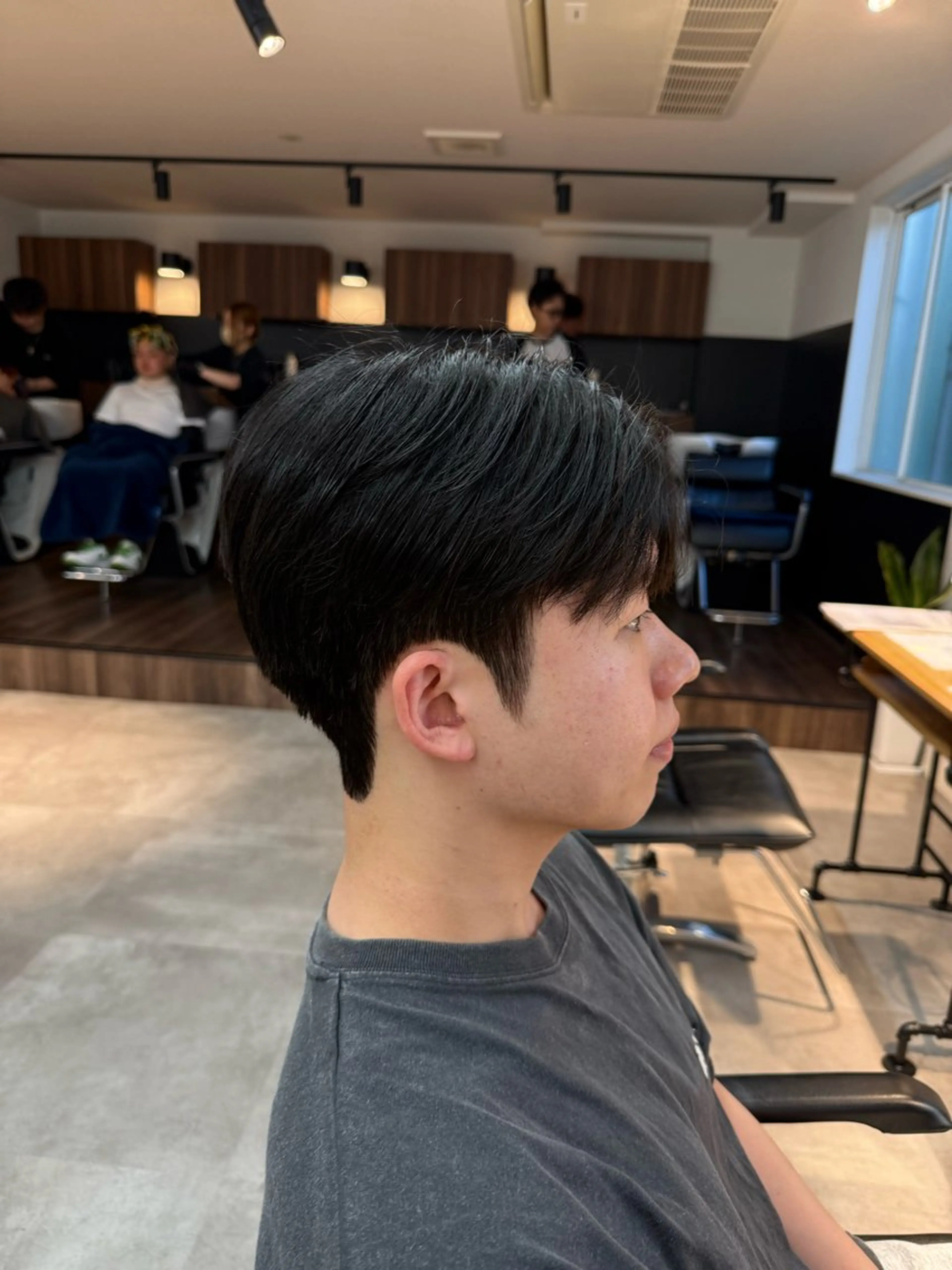 パーマ メンズ カット パーマ 韓国ヘア特化/ メンズパーマ/下田のヘアスタイル