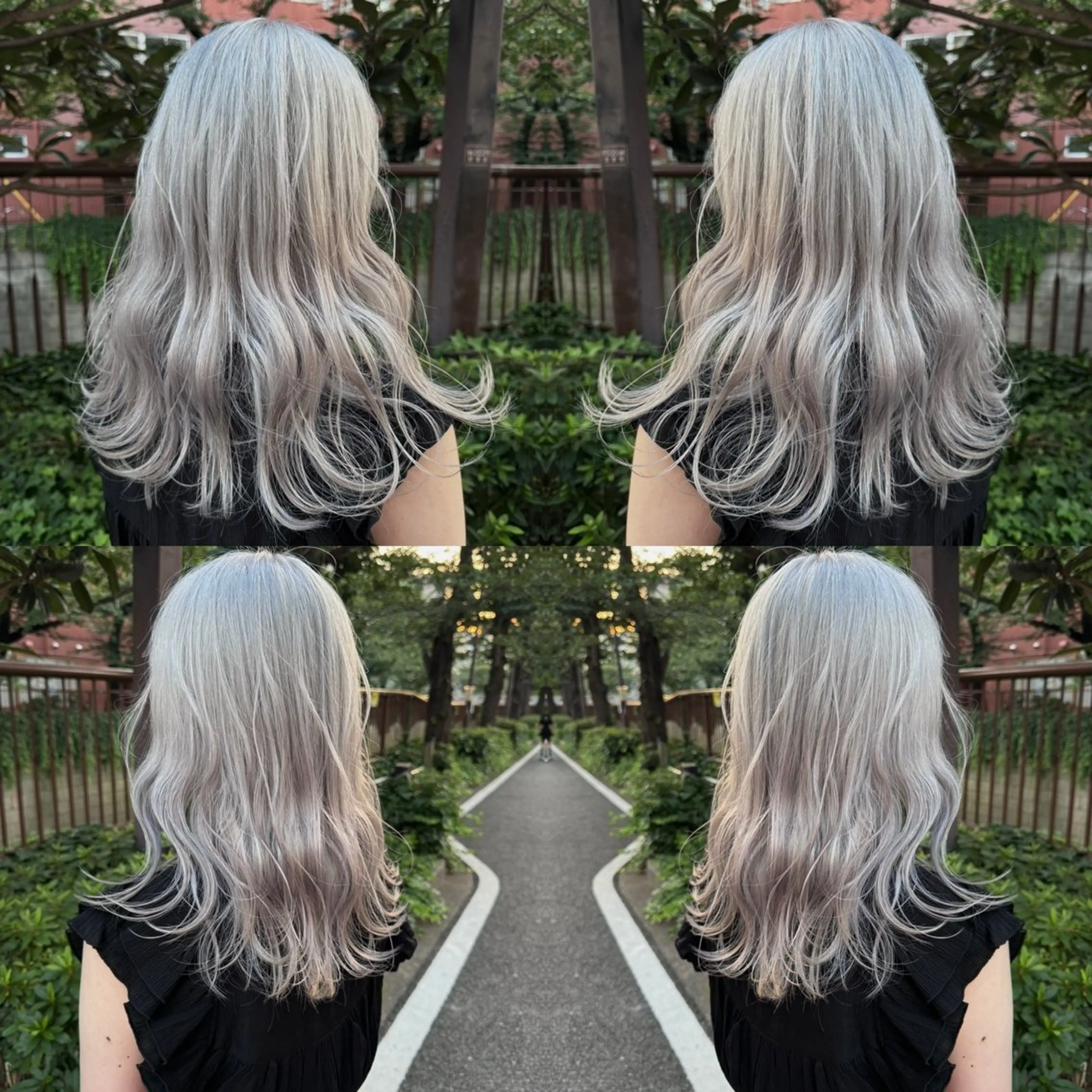 セミロング カラー "PEPPU "所属・🌈推し色派手髪 ハイトーンShinのヘアスタイル