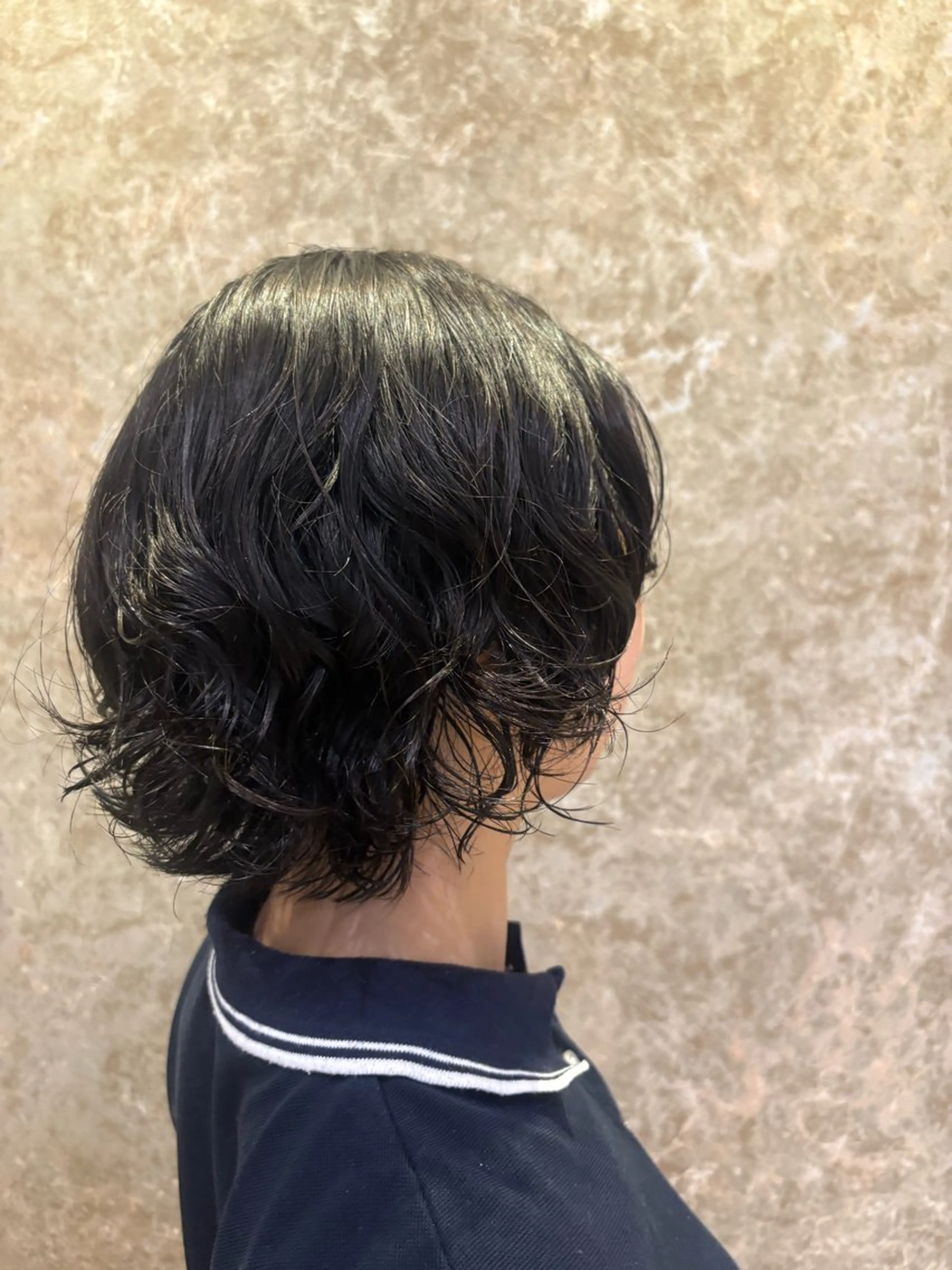 パーマ パーマ アベ ミスズのヘアスタイル