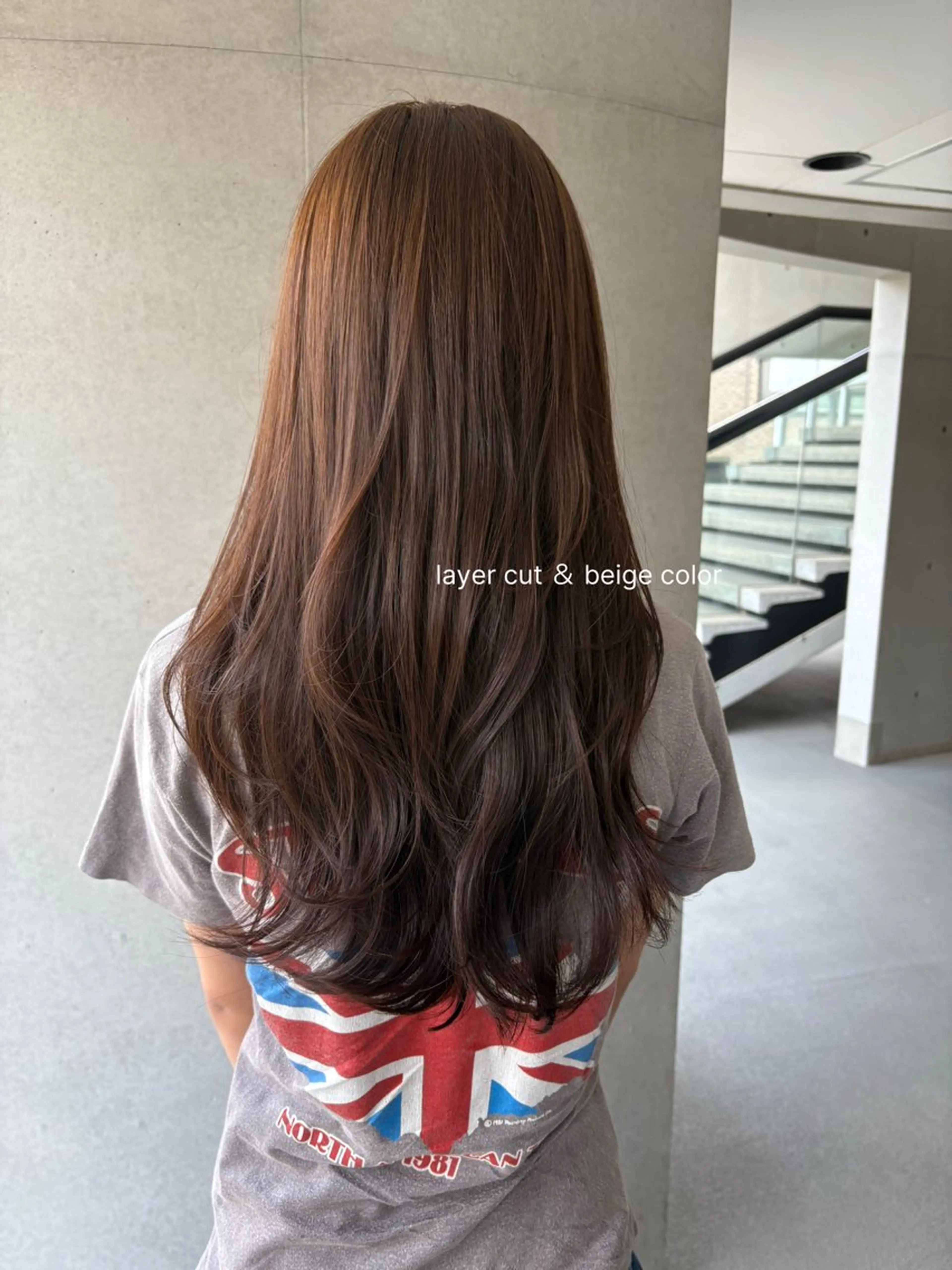 ロング レイヤーカット レナ🧸🤎 アメリシュシュのヘアスタイル