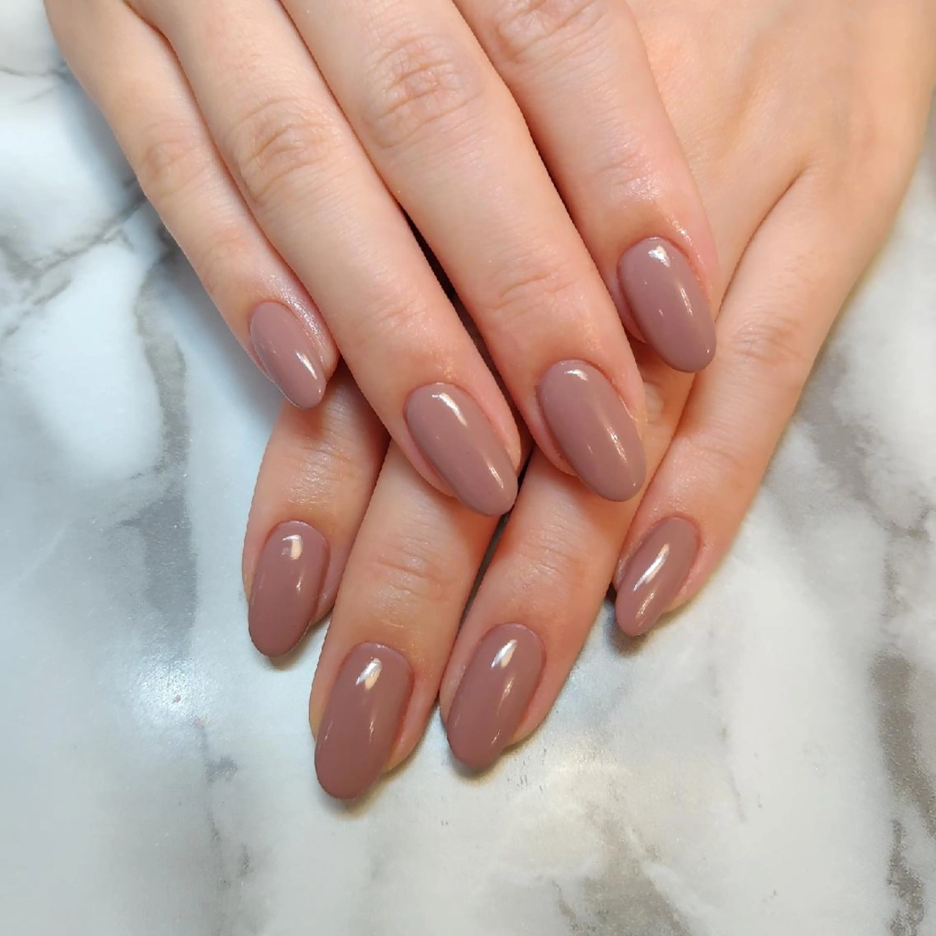 ネイル ワンカラーネイル ジェヌインネイル 河内のネイルデザイン