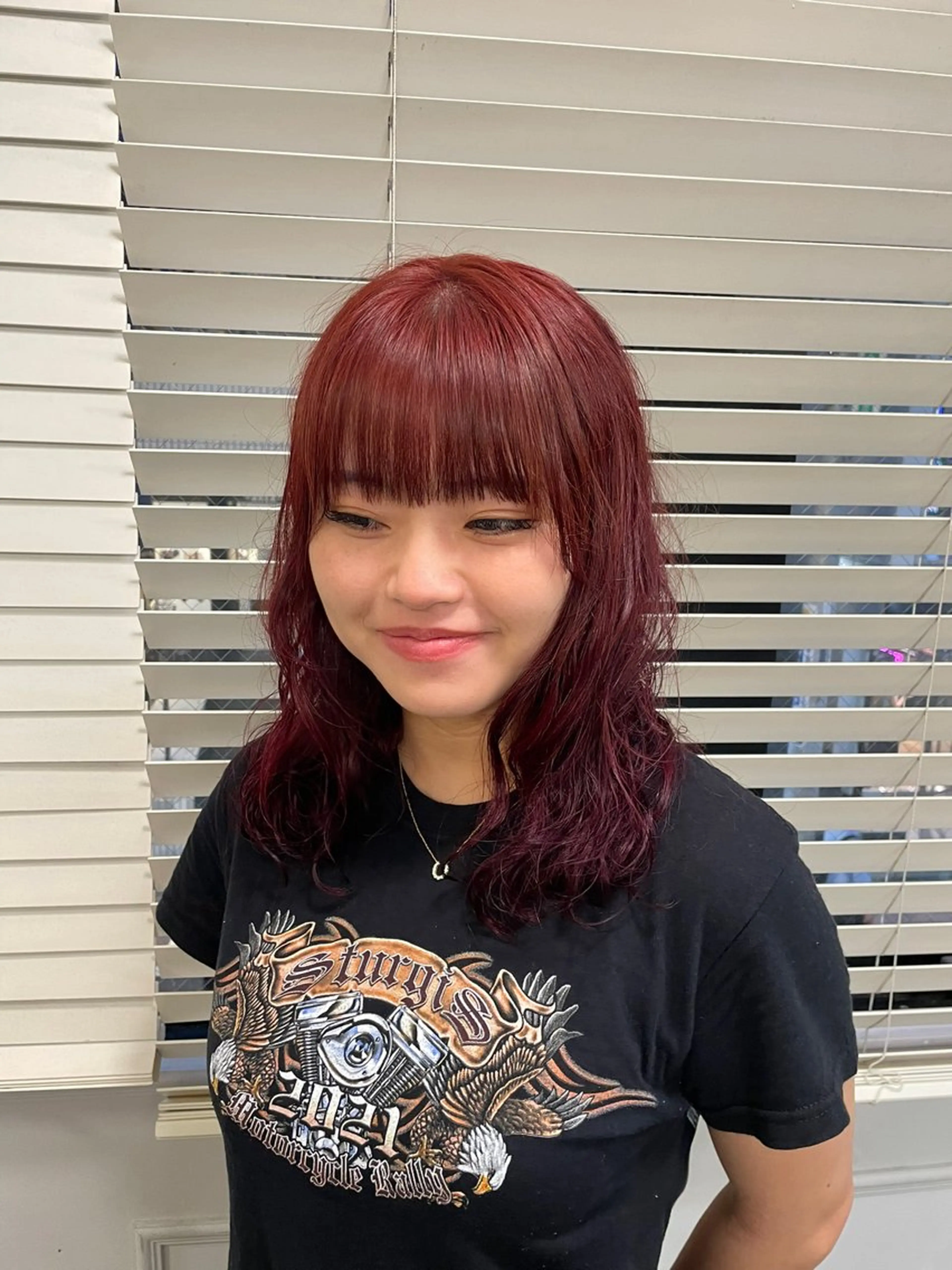 ミディアム カラー ヘアカラー トリートメント girly/ヘア メイクMitsukiのヘアスタイル