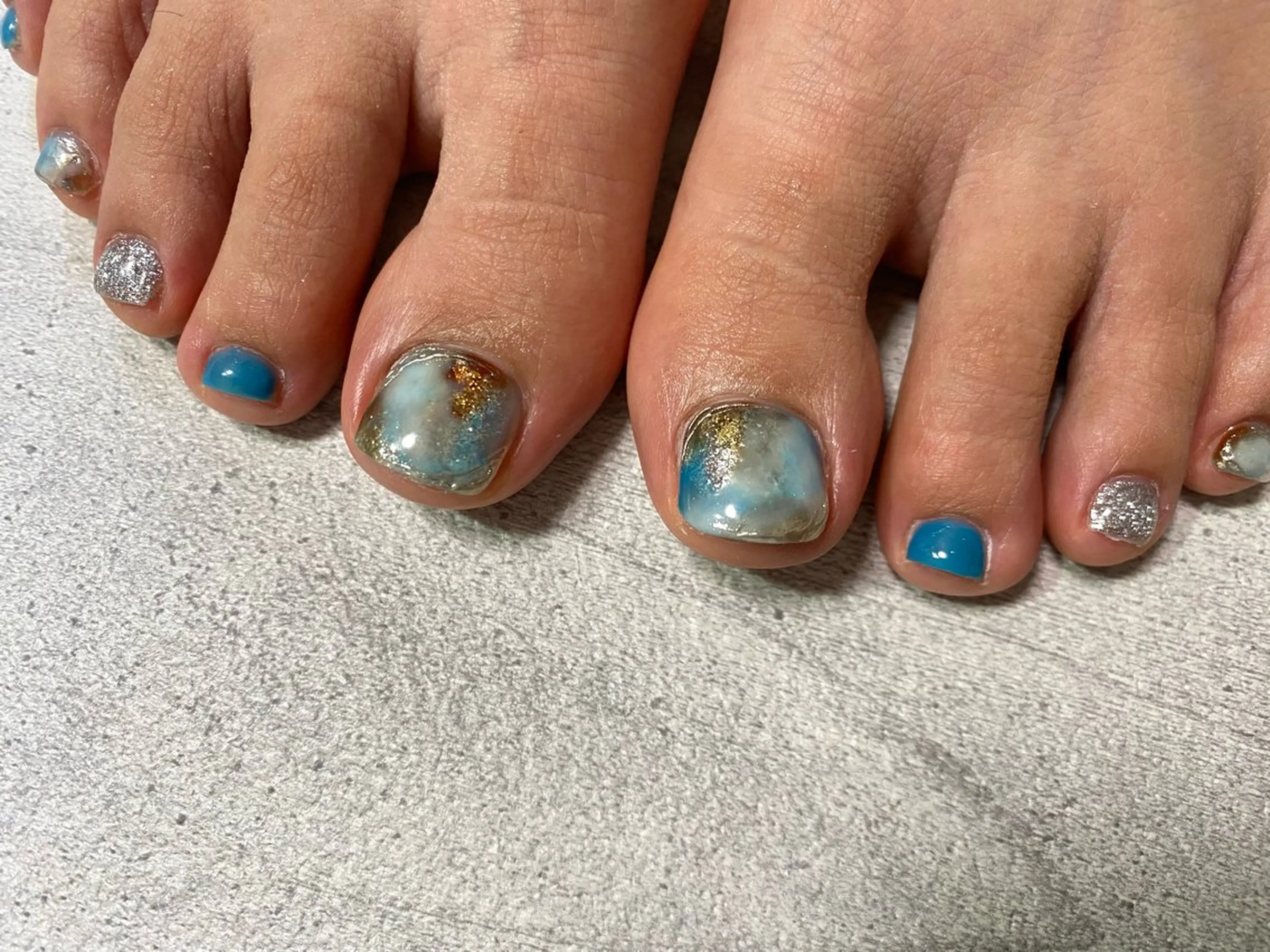 ネイル フットネイル 今福鶴見ネイル 8(ｴｲﾄ)のネイルデザイン