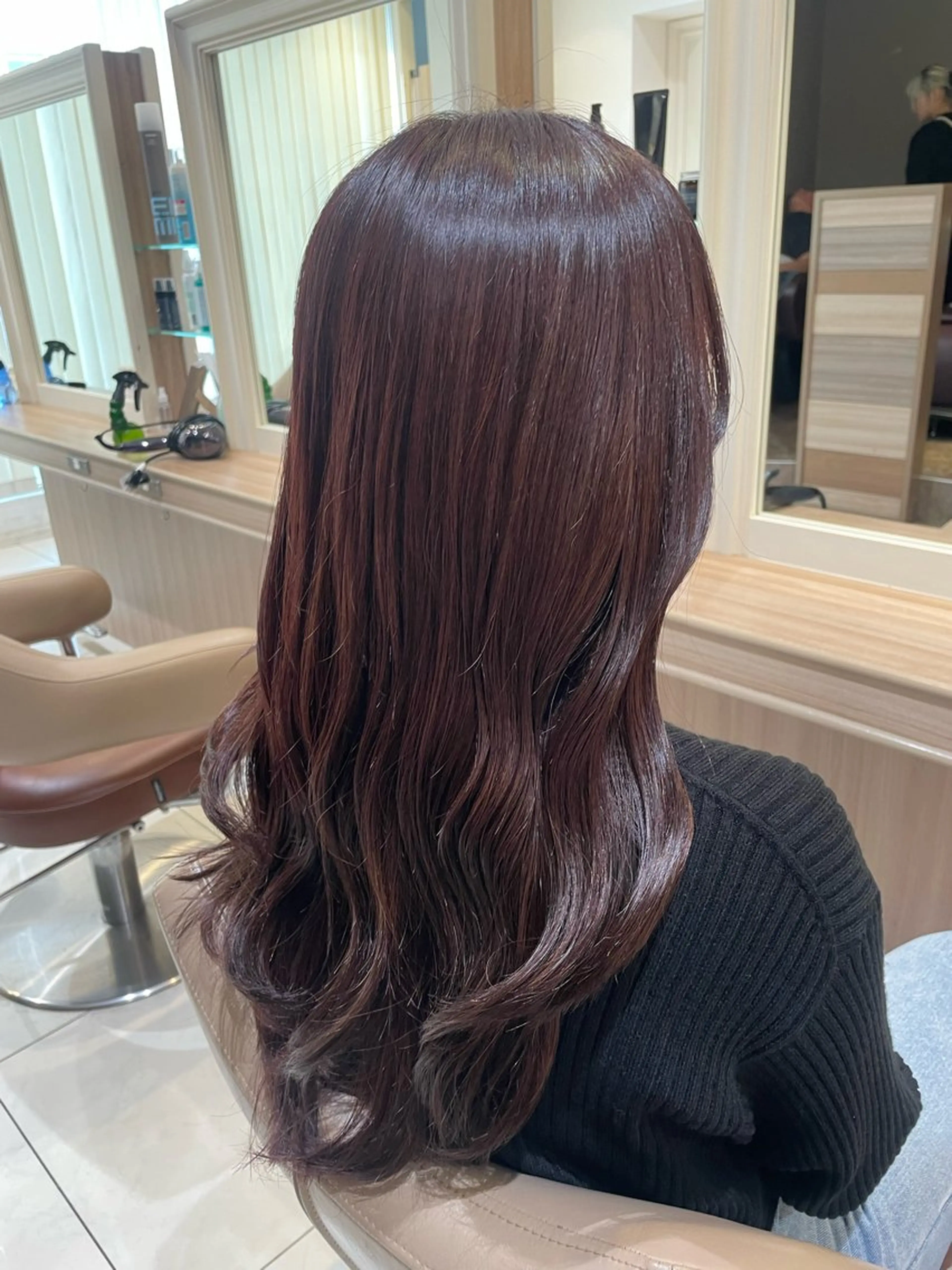 ロング カラー ヘアアレンジ カット ヘアカラー トリートメント 韓国ヘアメイク🎀/ 縮毛矯正✨山本媛香のヘアスタイル