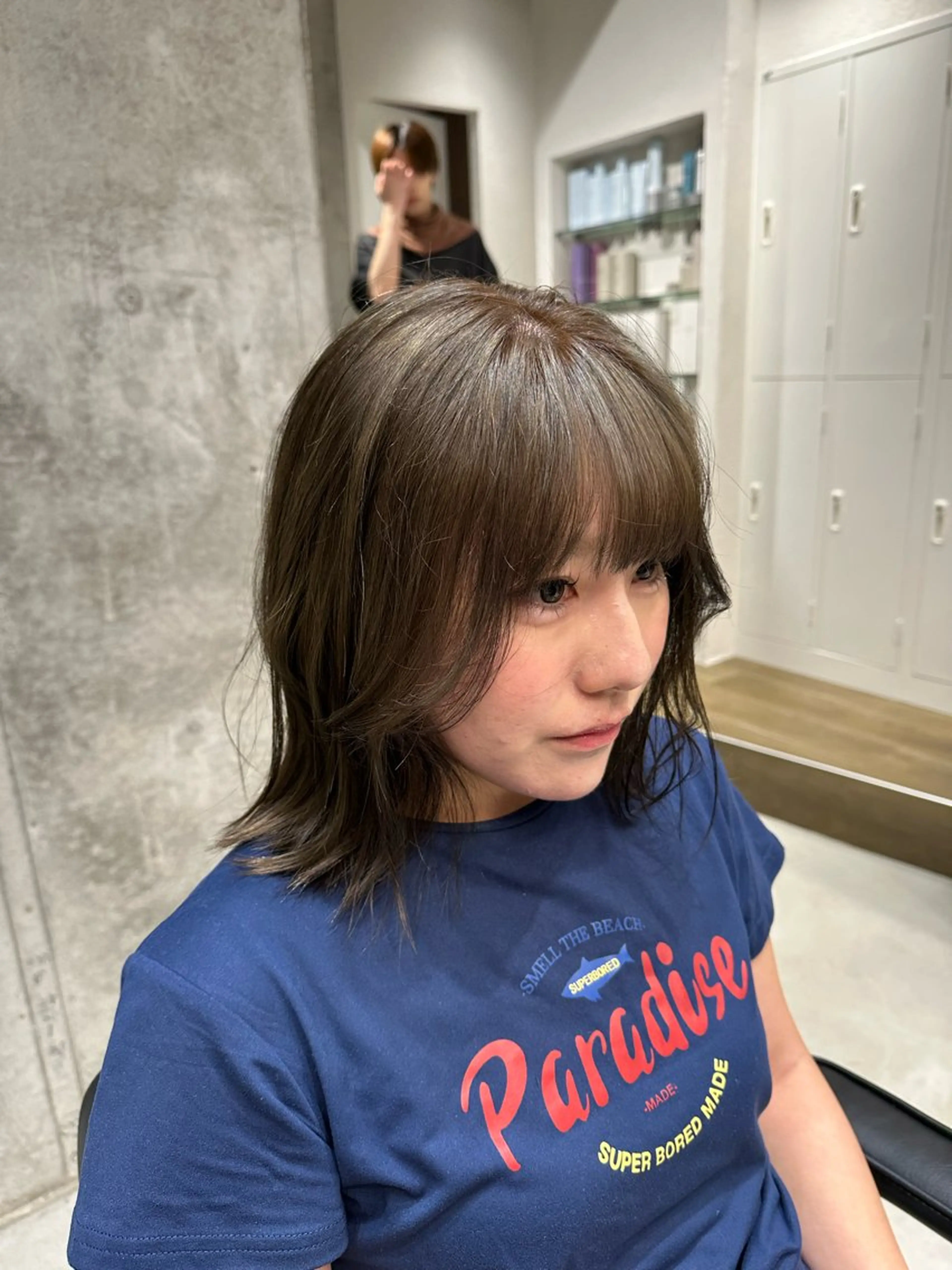 ミディアム 横浜/メンズ特化/ Farbe/田中颯斗のヘアスタイル