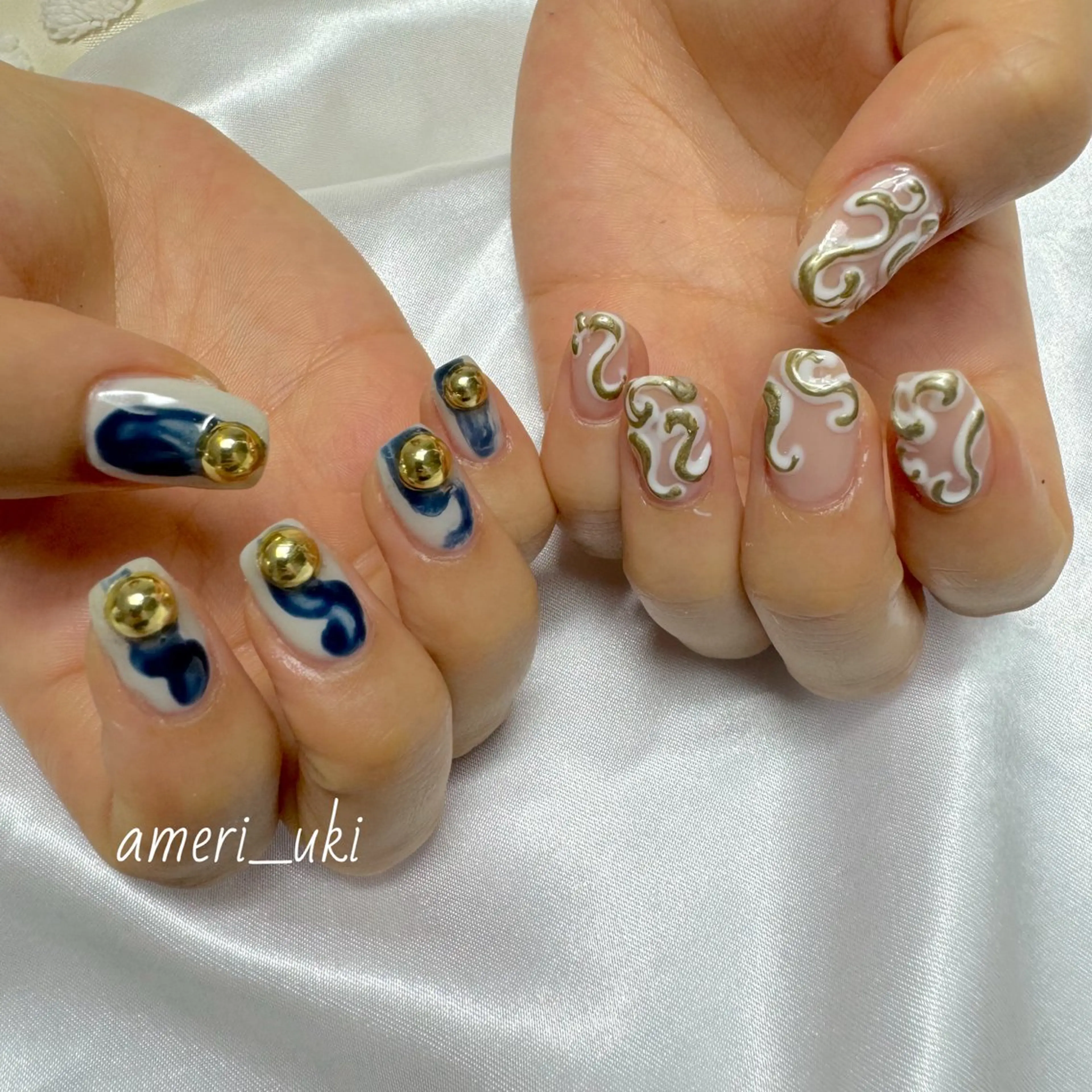 ネイル ハンドネイル Ameri nail /UKIのネイルデザイン