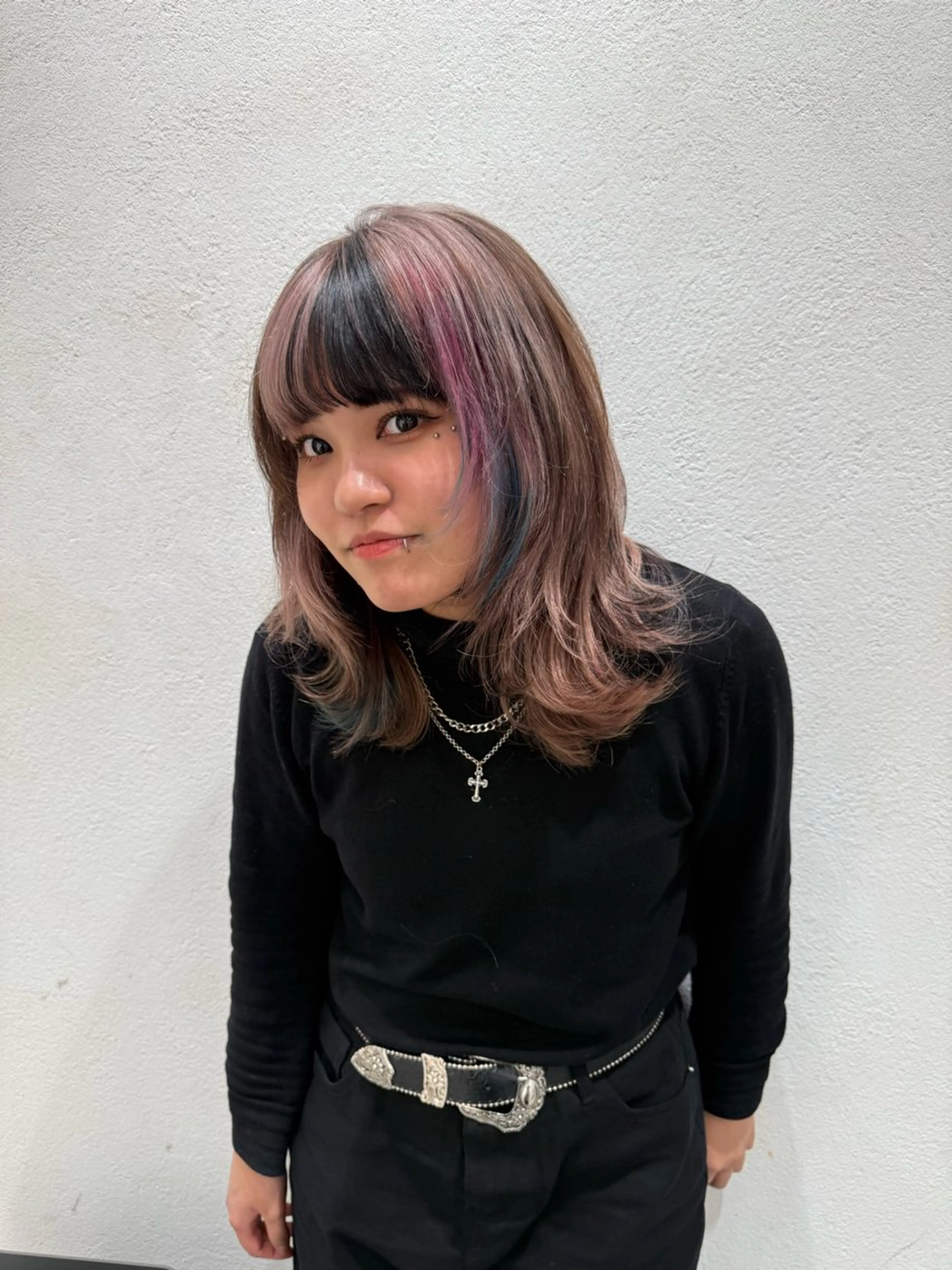 ミディアム カラー パーマモデル募集中 🧡‬‪田中颯士のヘアスタイル