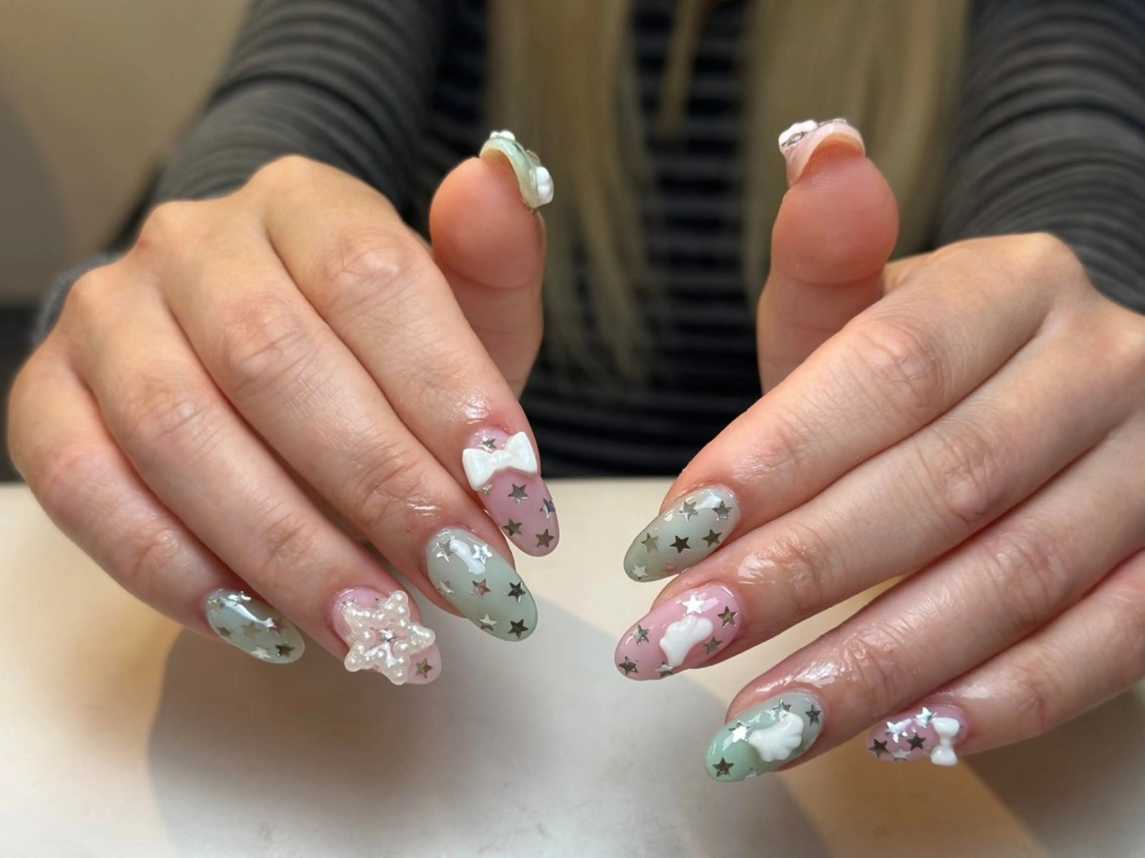 ネイル アートネイル ジェルネイル ニュアンスネイル シンプルネイル ハンドネイル Jenn Nail Shinokuboのネイルデザイン