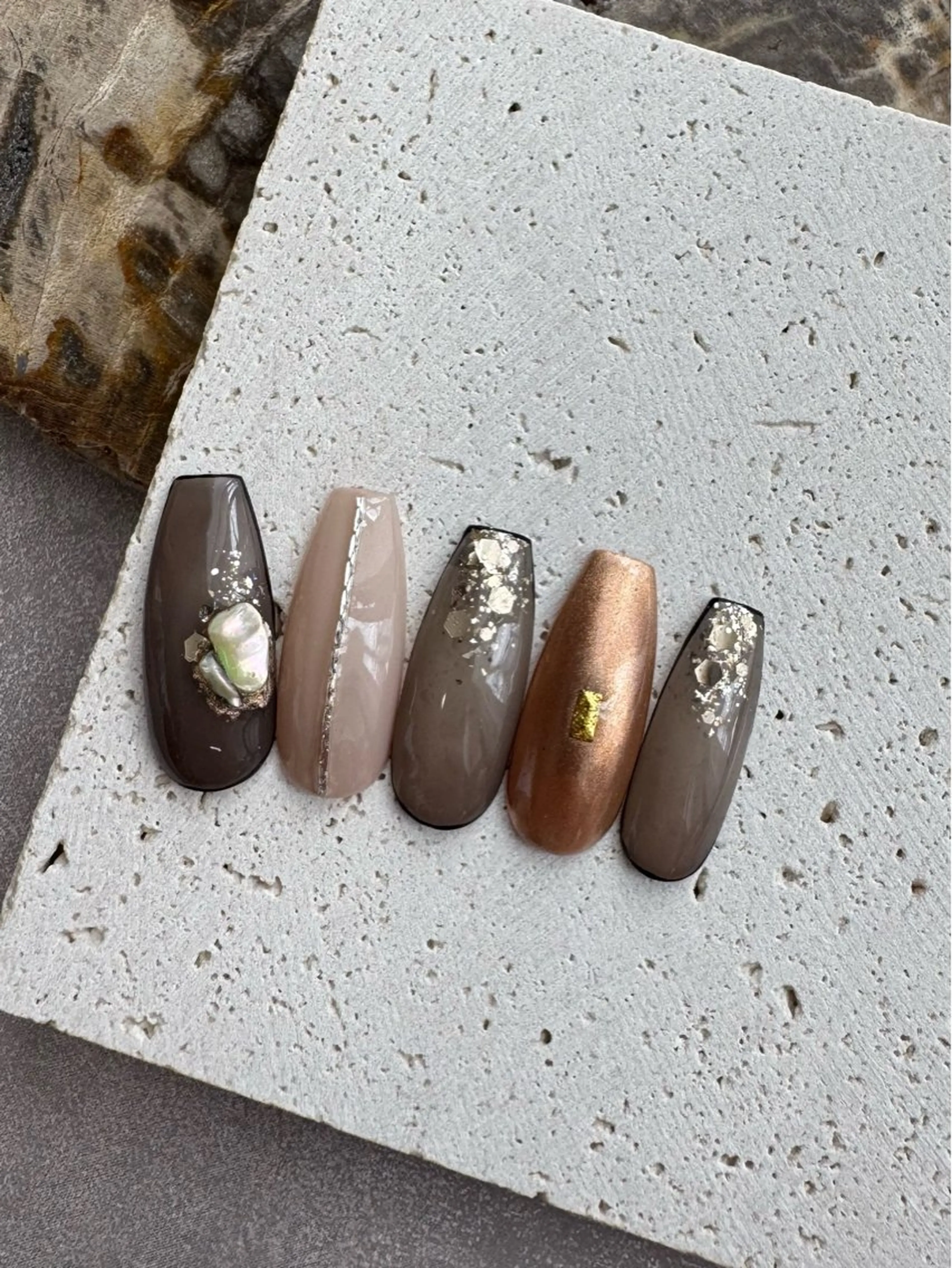 ネイル 長さ出し ロングネイル ニュアンスネイル スカルプネイル ネイルチップ ハンドネイル Monica nails/福島のネイルデザイン