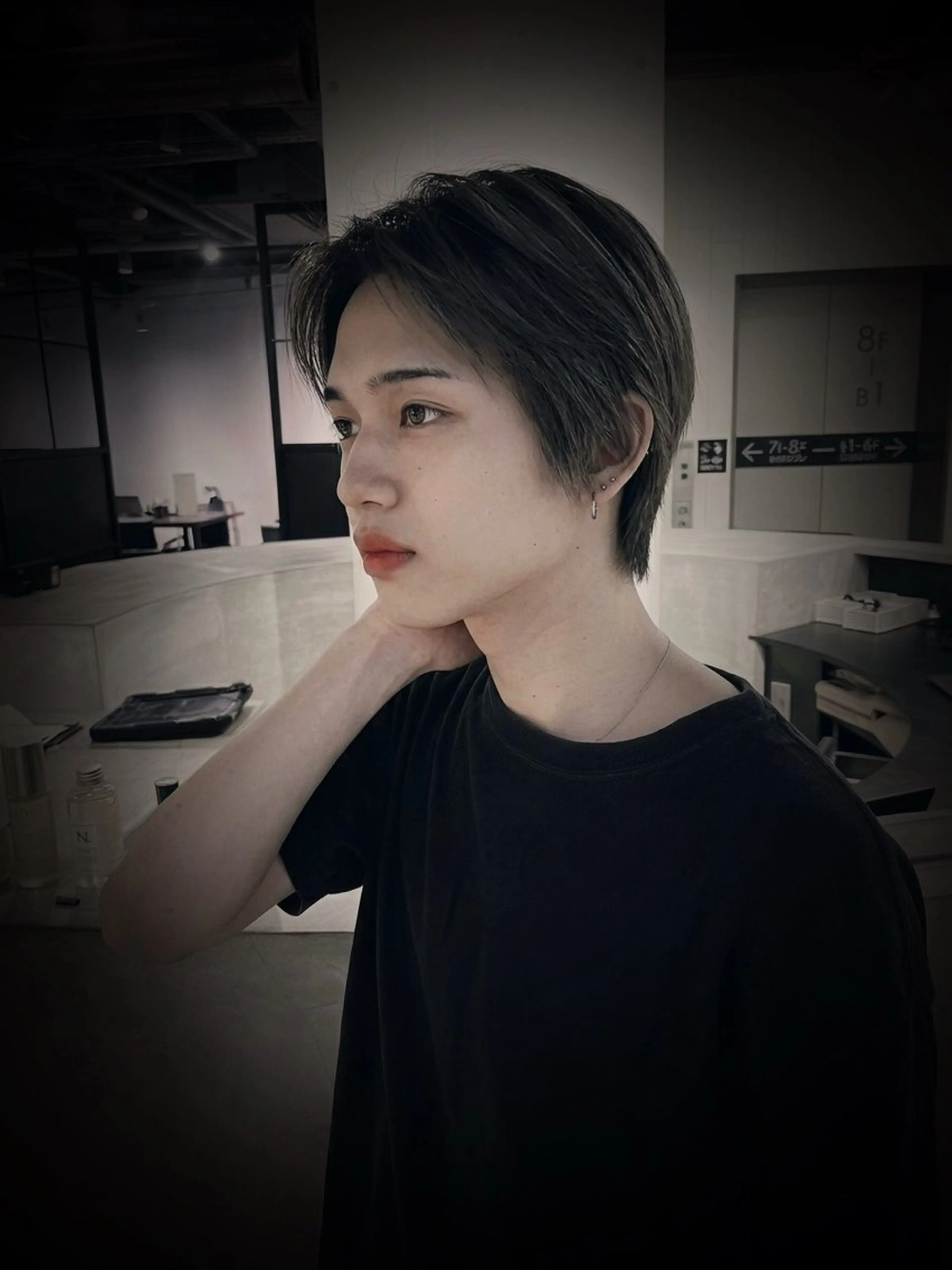 ショート メンズ カット ヘアカラー トリートメント ヘアセット メンズヘア/カラー まろとのヘアスタイル