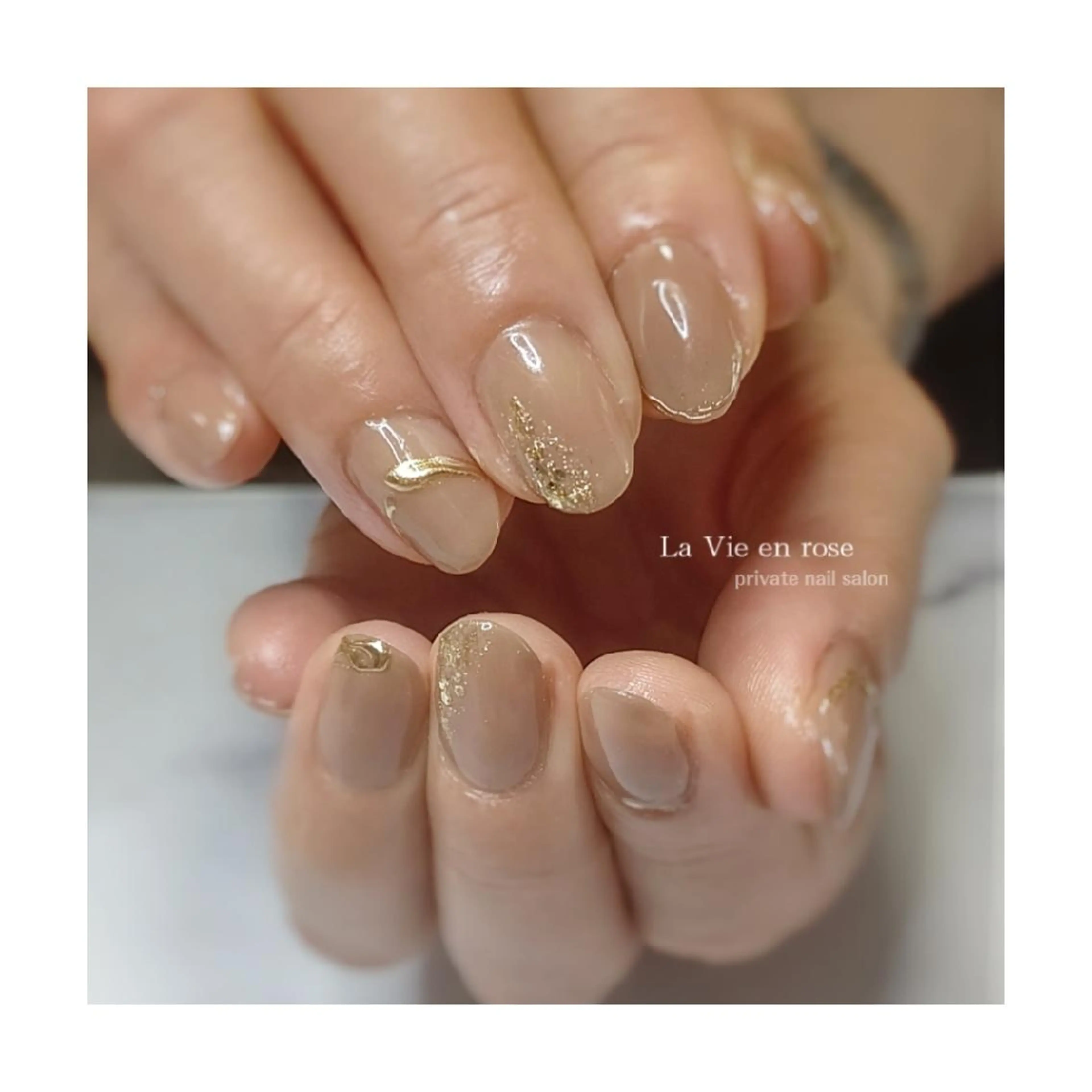 ネイル ラヴィアン ローズのネイルデザイン