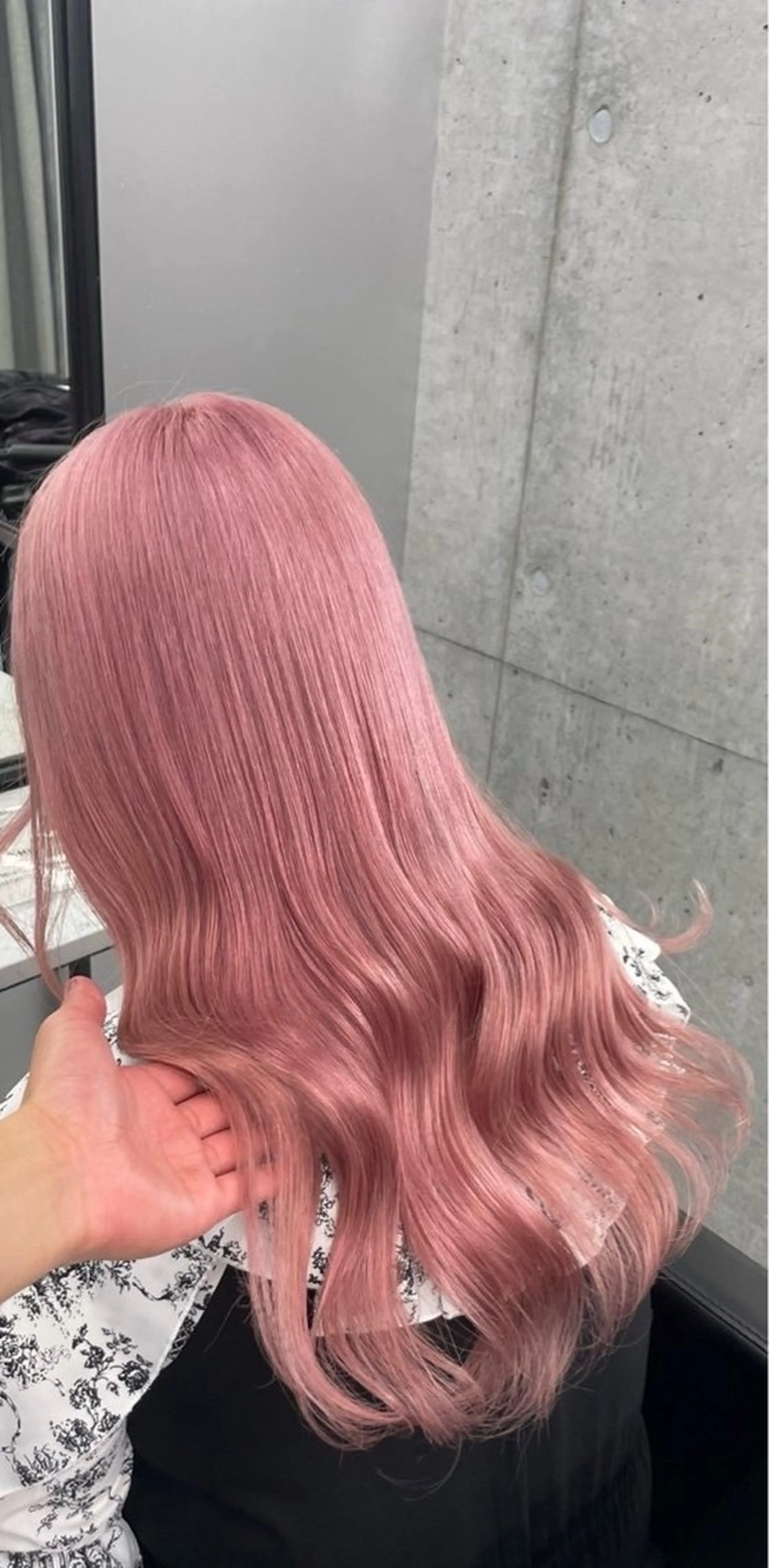 ロング カット ヘアカラー うる艶🫧寒色カラー 💜🦋🫧ミズキのヘアスタイル
