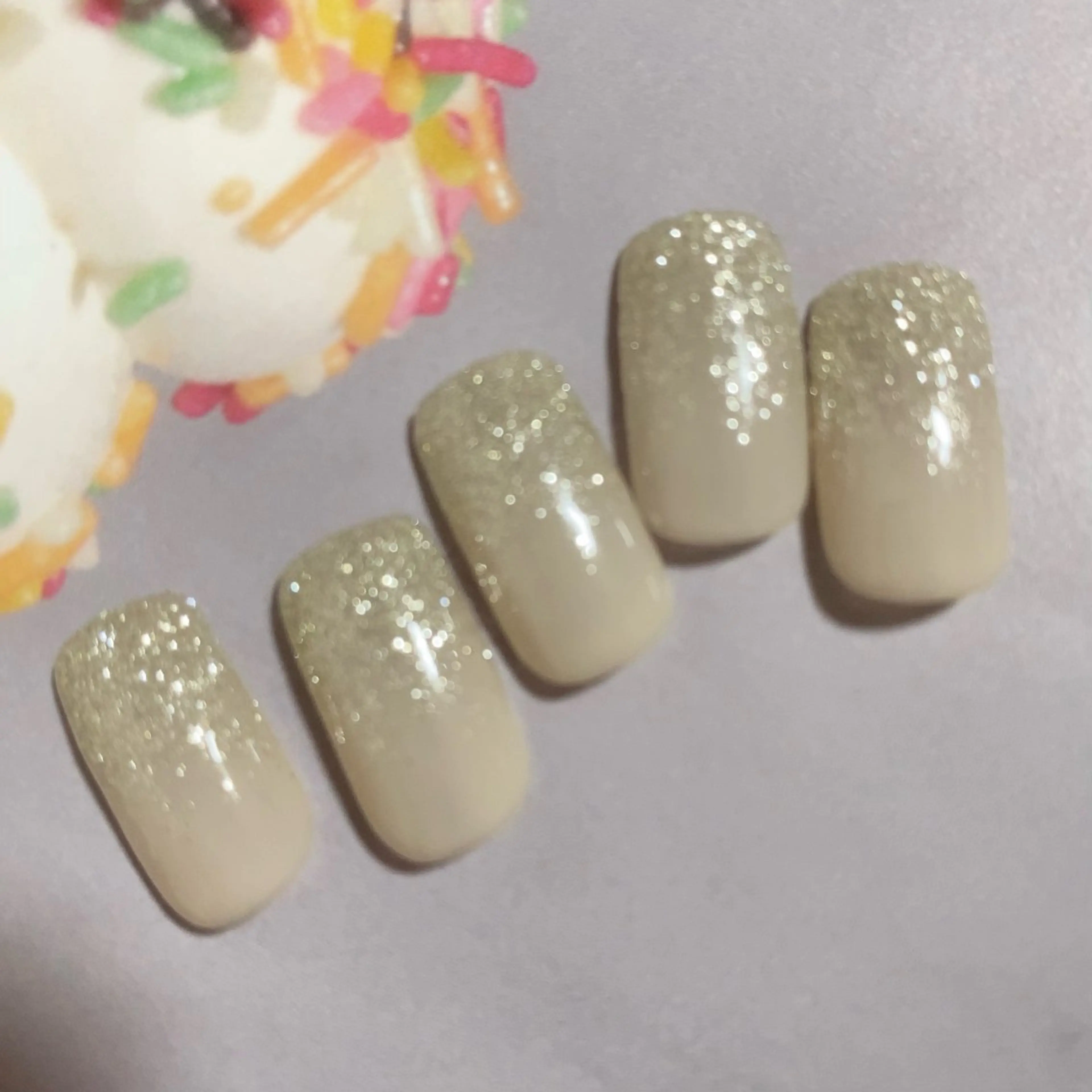 ネイル ラメ(グリッター) ラメグラデーション nail meguのネイルデザイン