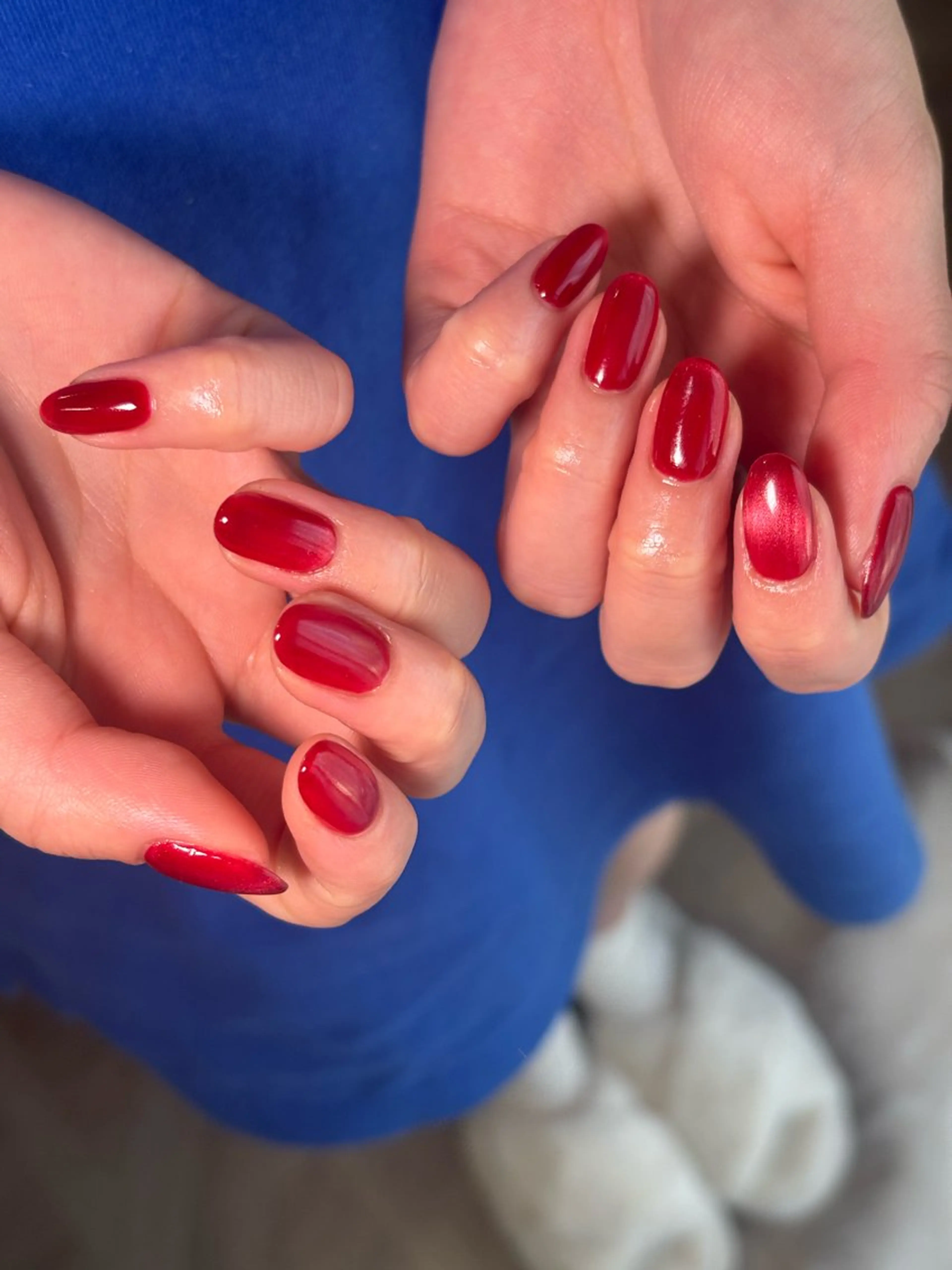 ネイル マグネットネイル ハンドネイル .8 HAREのネイルデザイン