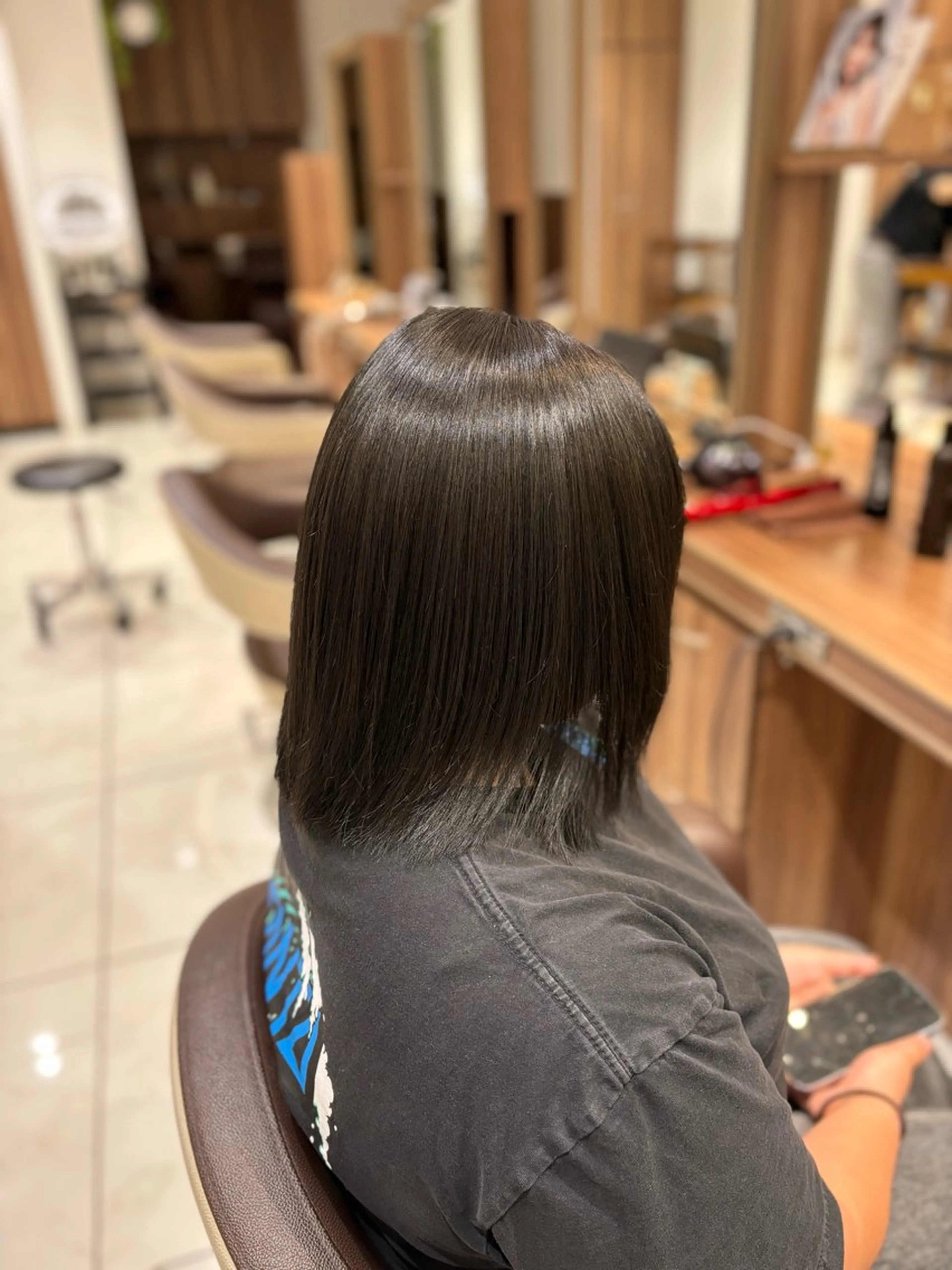 ミディアム カラー ゆるふわパーマ🌸/ ハイトーン/あゆみのヘアスタイル