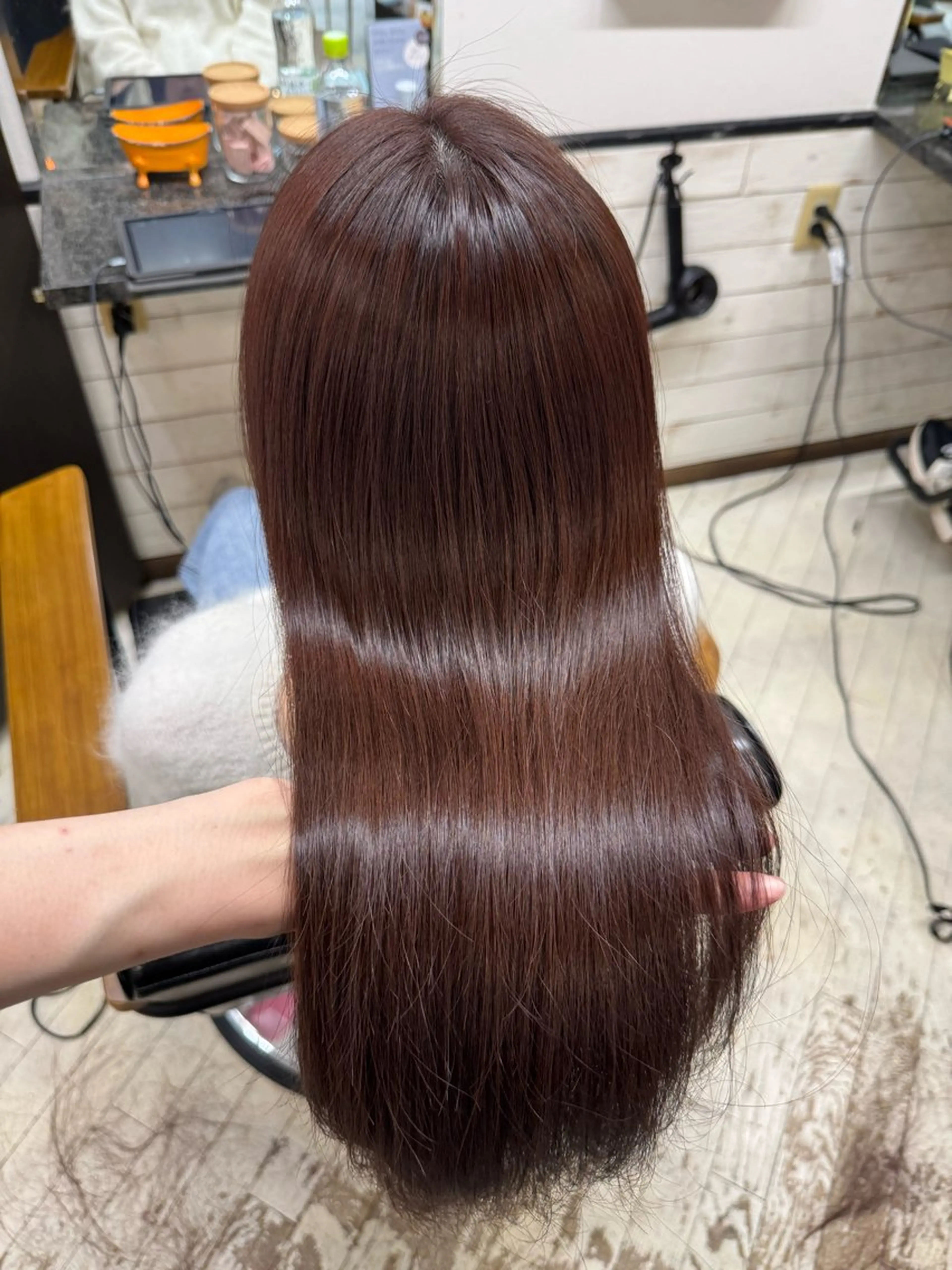 ロング カラー 髪質改善 カット ヘアカラー トリートメント 【ヌーベルバレ】 ゆきみのヘアスタイル