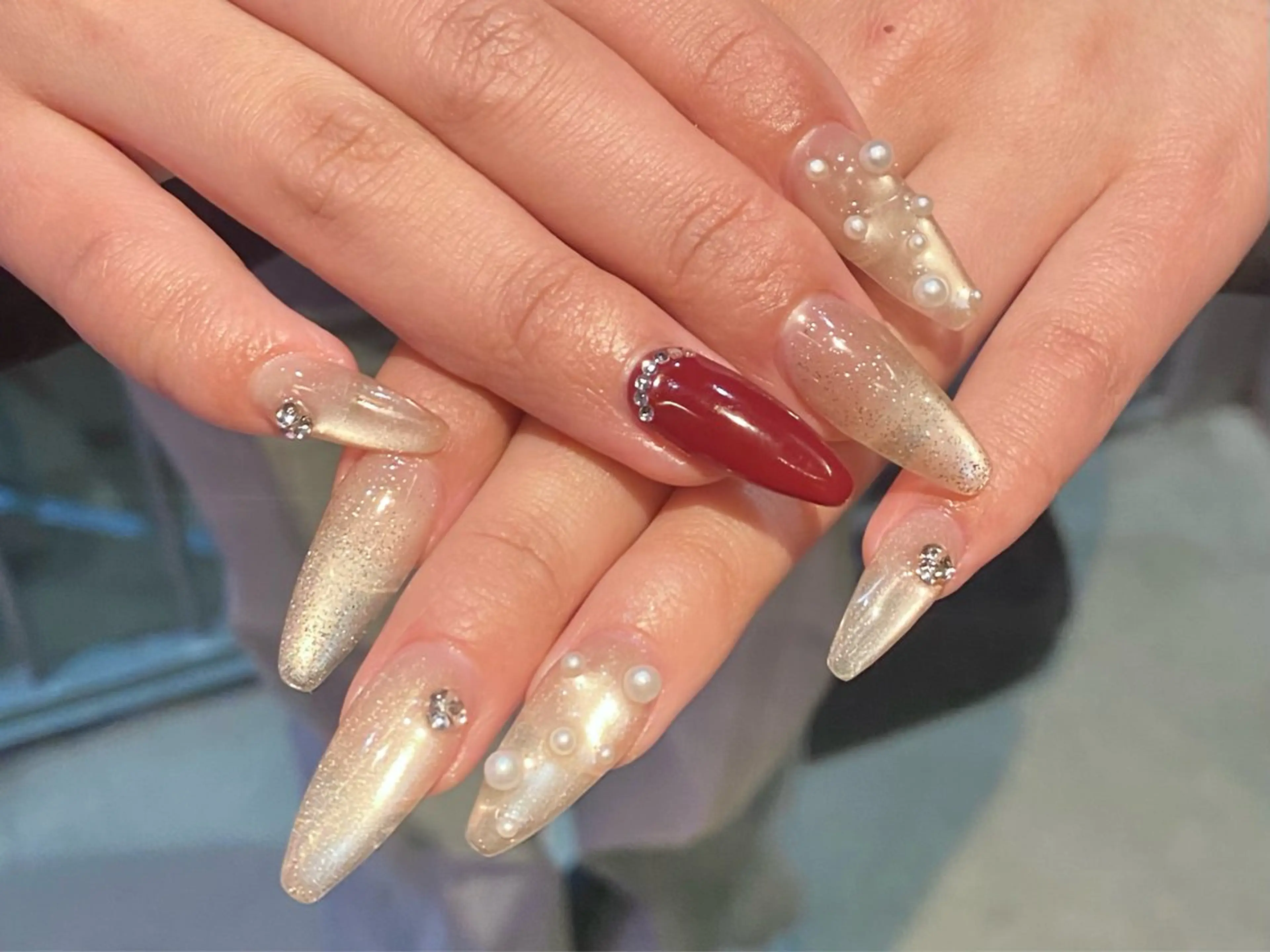 ネイル 冬ネイル ハンドネイル 🎼yuuka/池袋 🎼WOLTOKYOのネイルデザイン