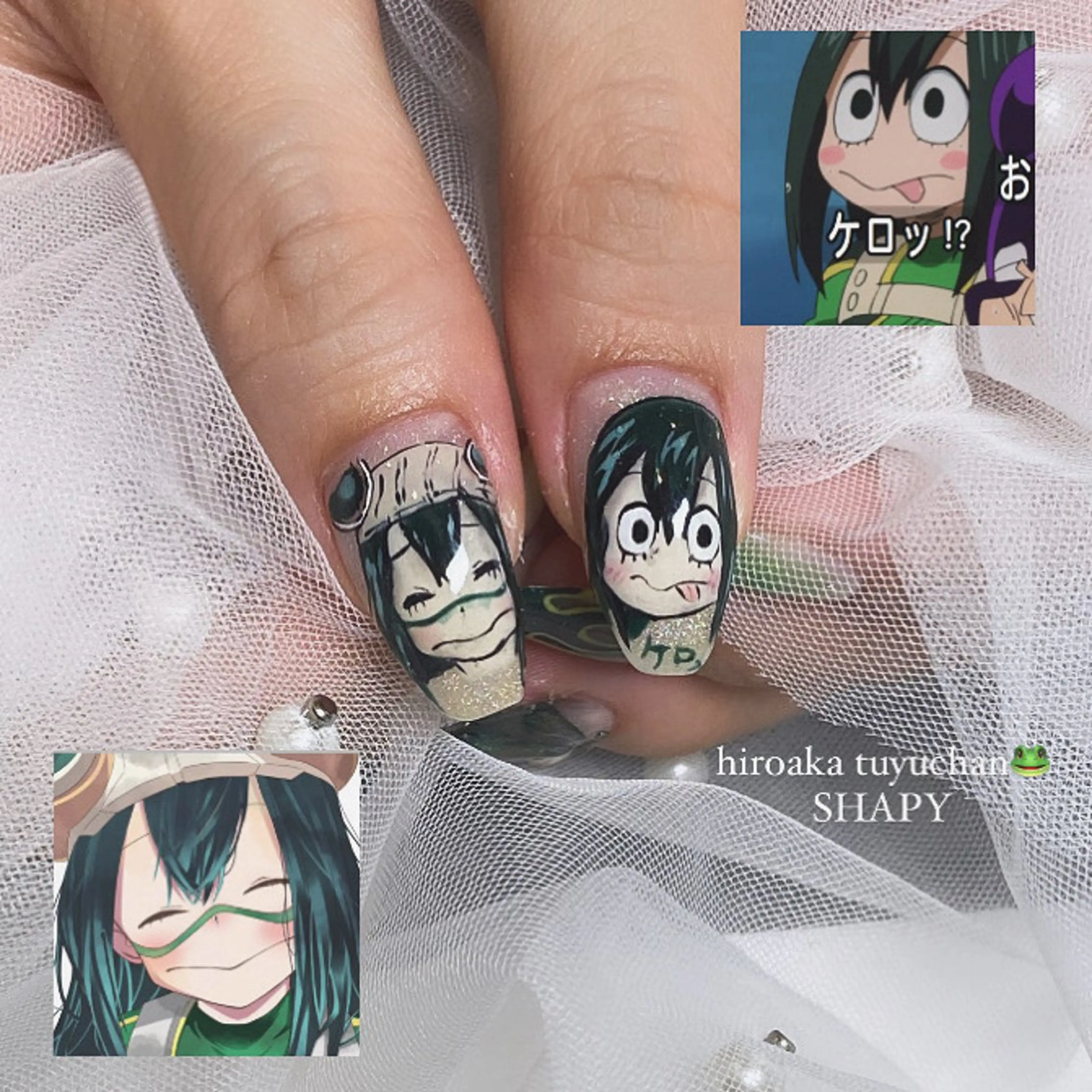 ネイル SHAPYパラジェル フィルイン対応　うみのマツエク・マツパデザイン