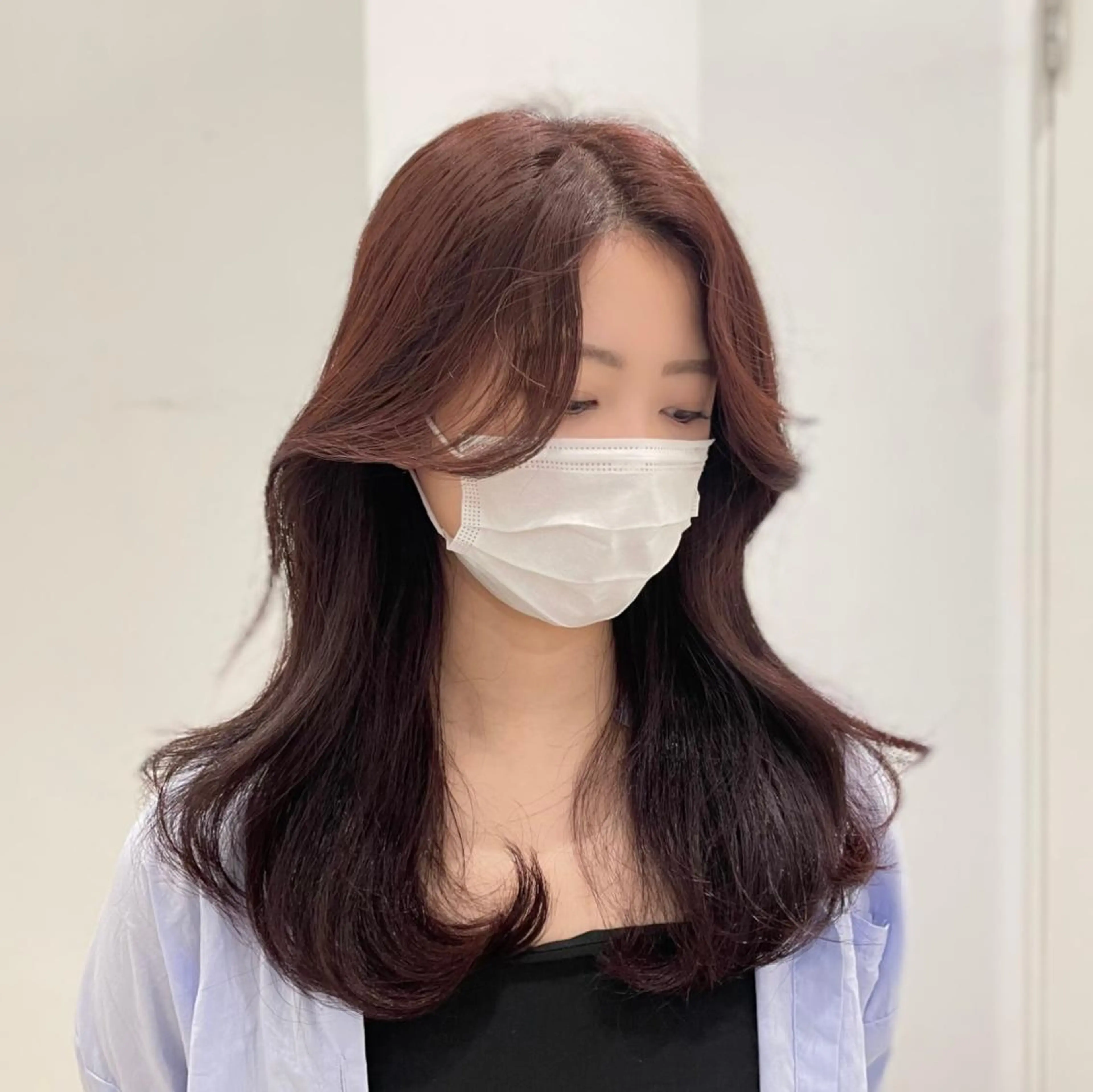 ロング カラー まつげパーマ🩷 pld南草津のマツエク・マツパデザイン