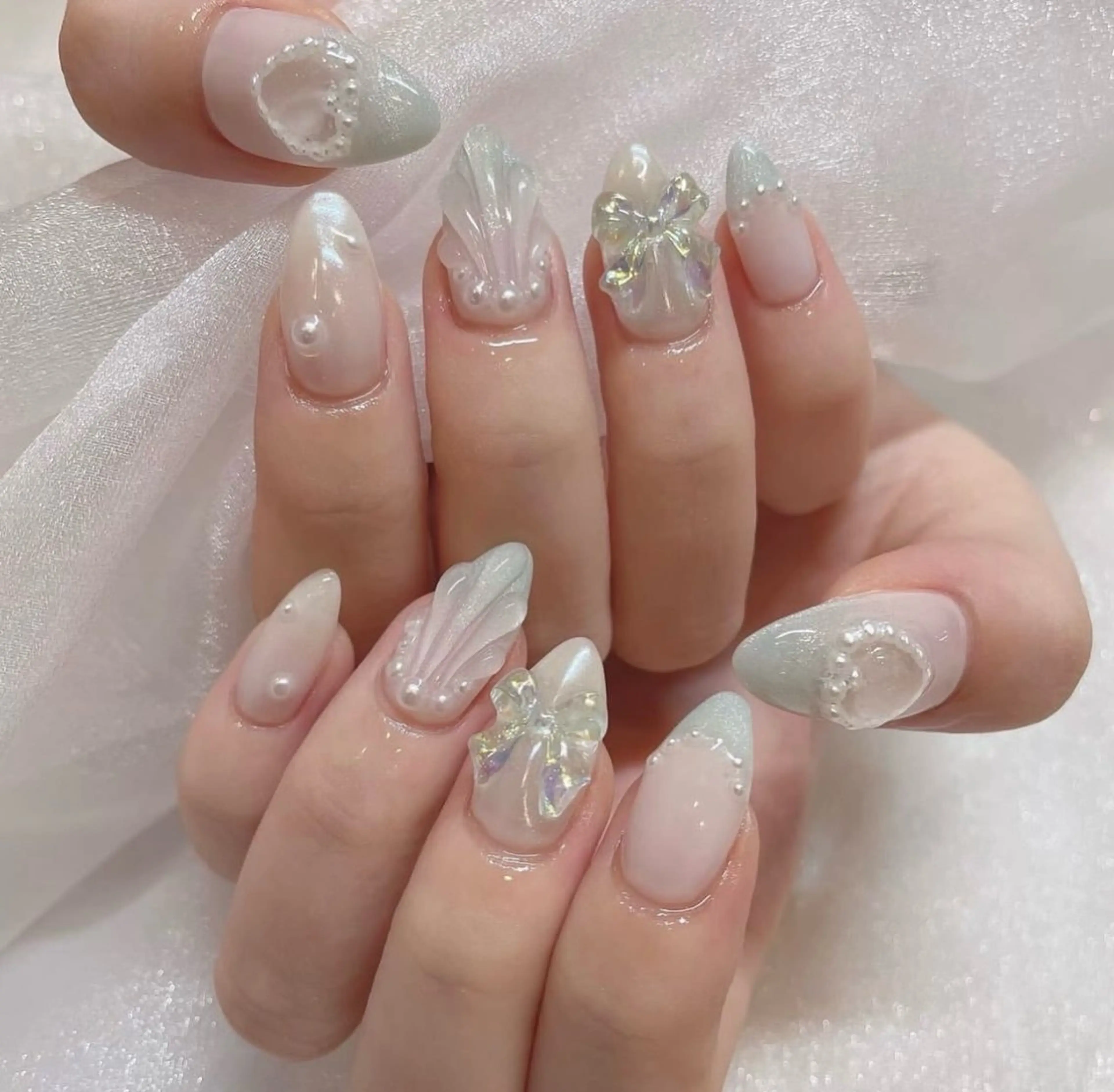 ネイル ハンドネイル ╹◡╹Mimoミモ Eye&Nailのマツエク・マツパデザイン