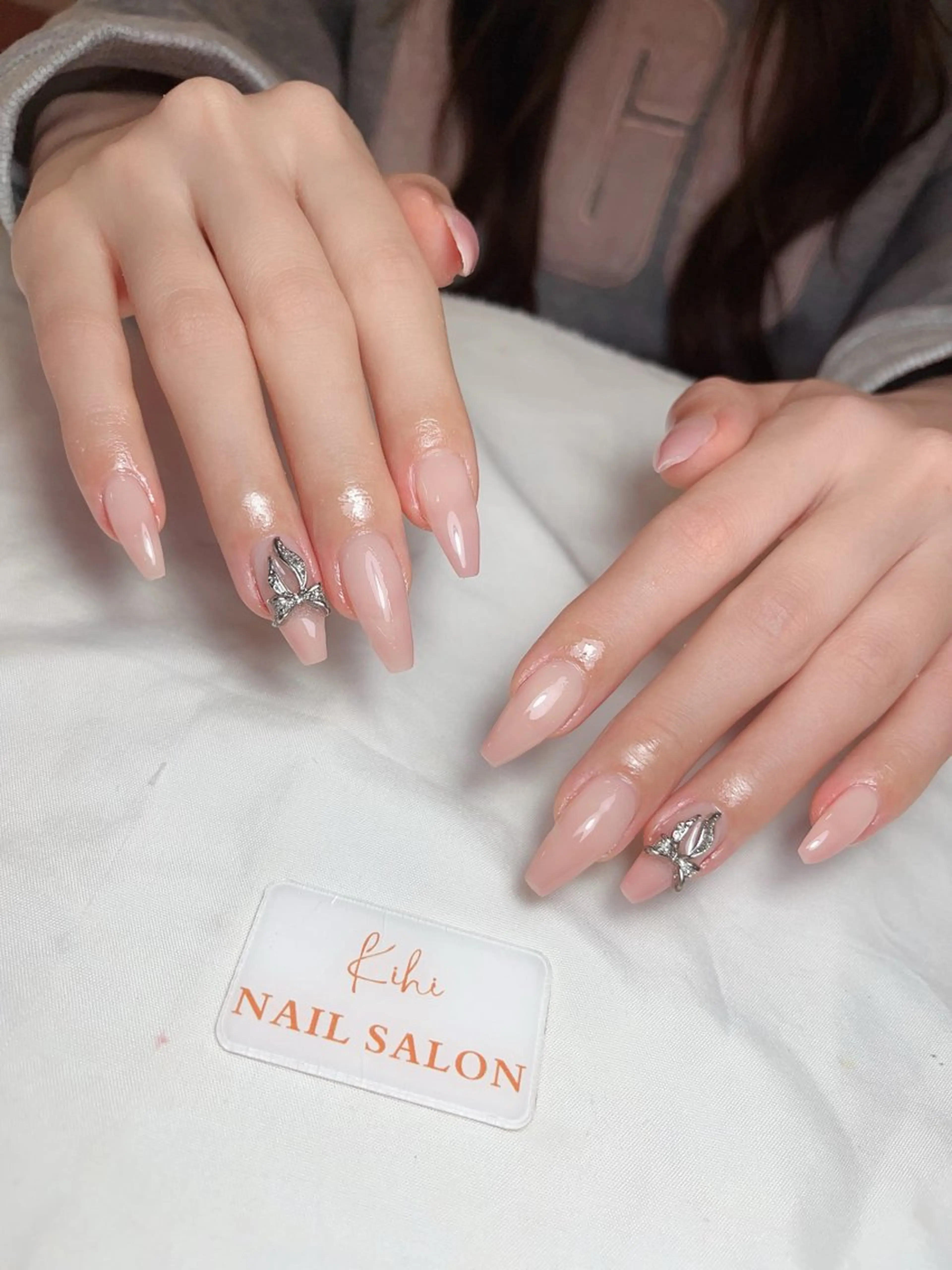 ネイル アートネイル フレンチネイル ジェルネイル グラデーション 韓国ネイル さくら💮💮 【オフ無料】のネイルデザイン