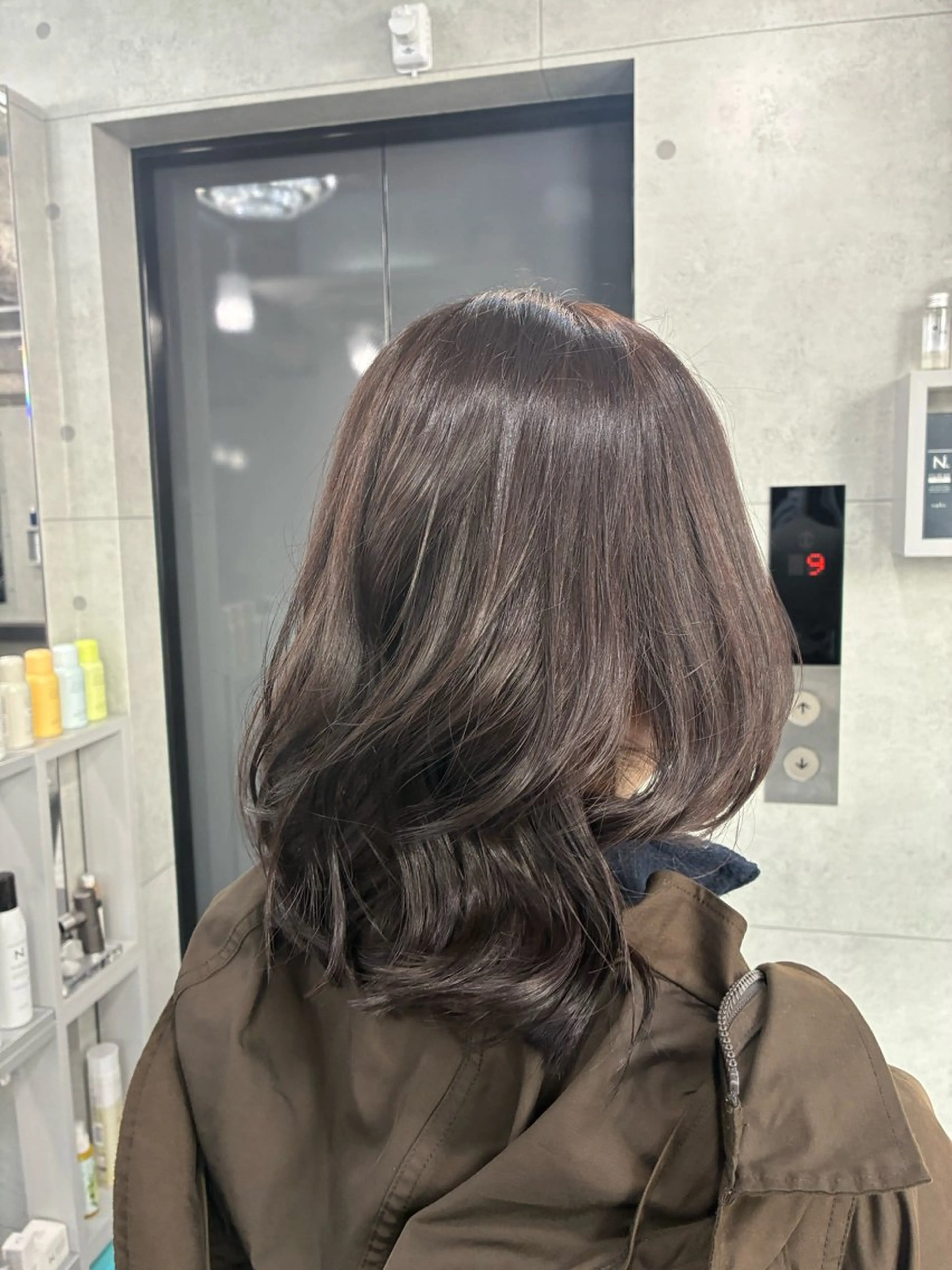 ミディアム カラー カット ヘアカラー トリートメント Endearing 北澤那未🌟銀座のヘアスタイル