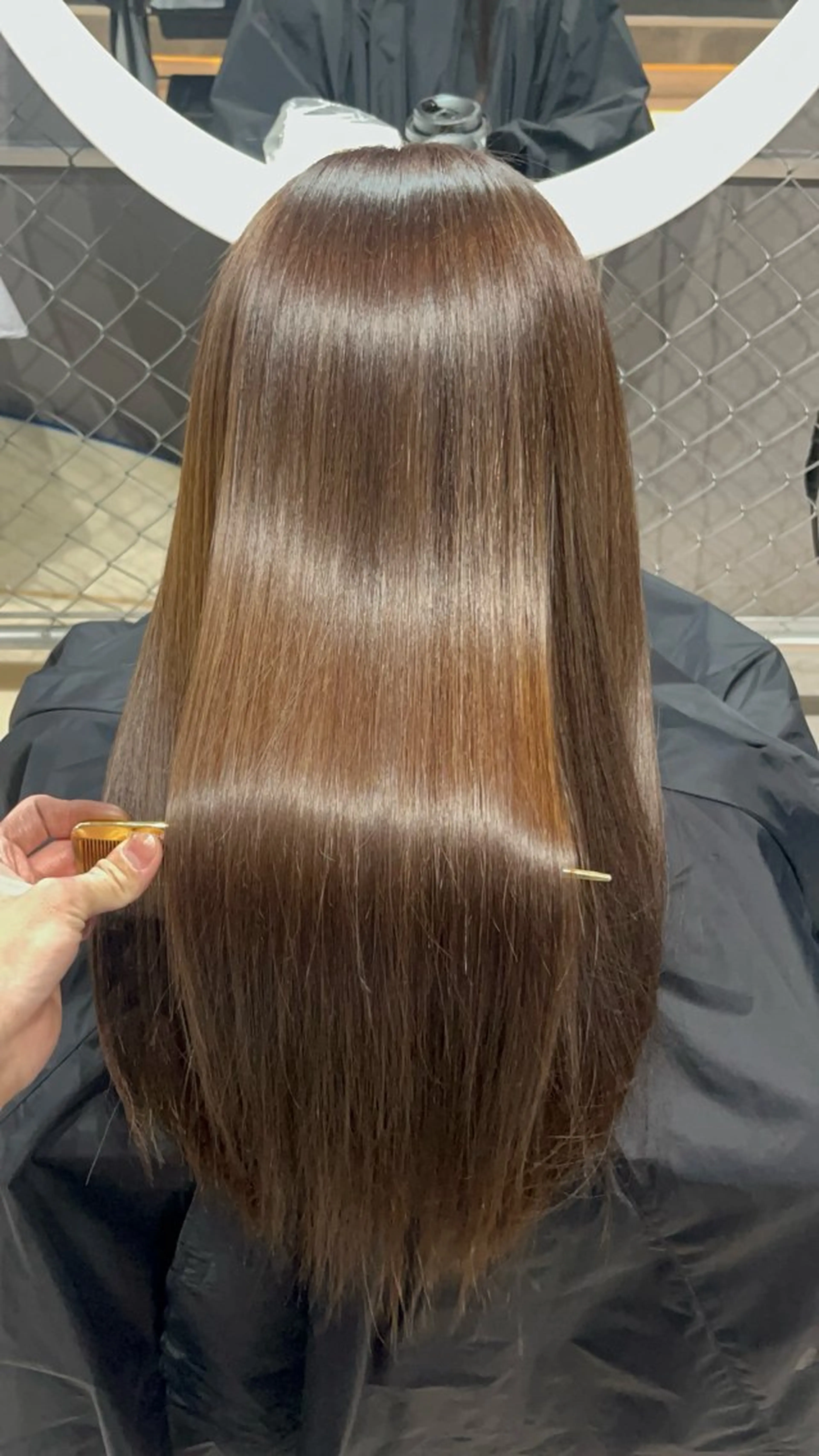 ロング 縮毛矯正 トリートメント CoCooN TAKUMAのヘアスタイル