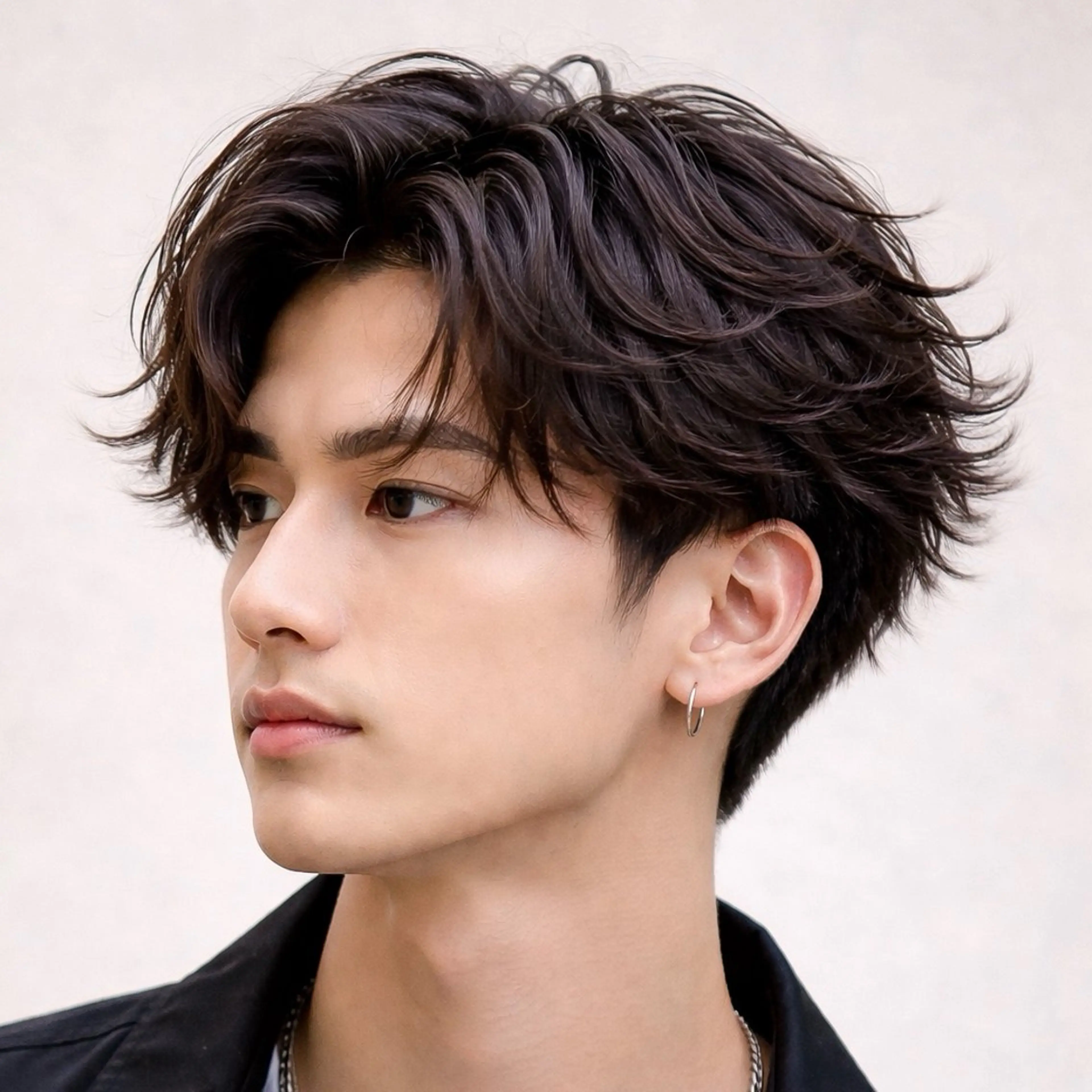 《メンズ限定》メンズカット✂️➕毛流れセンターパートパーマ🌀➕スタイリングの写真