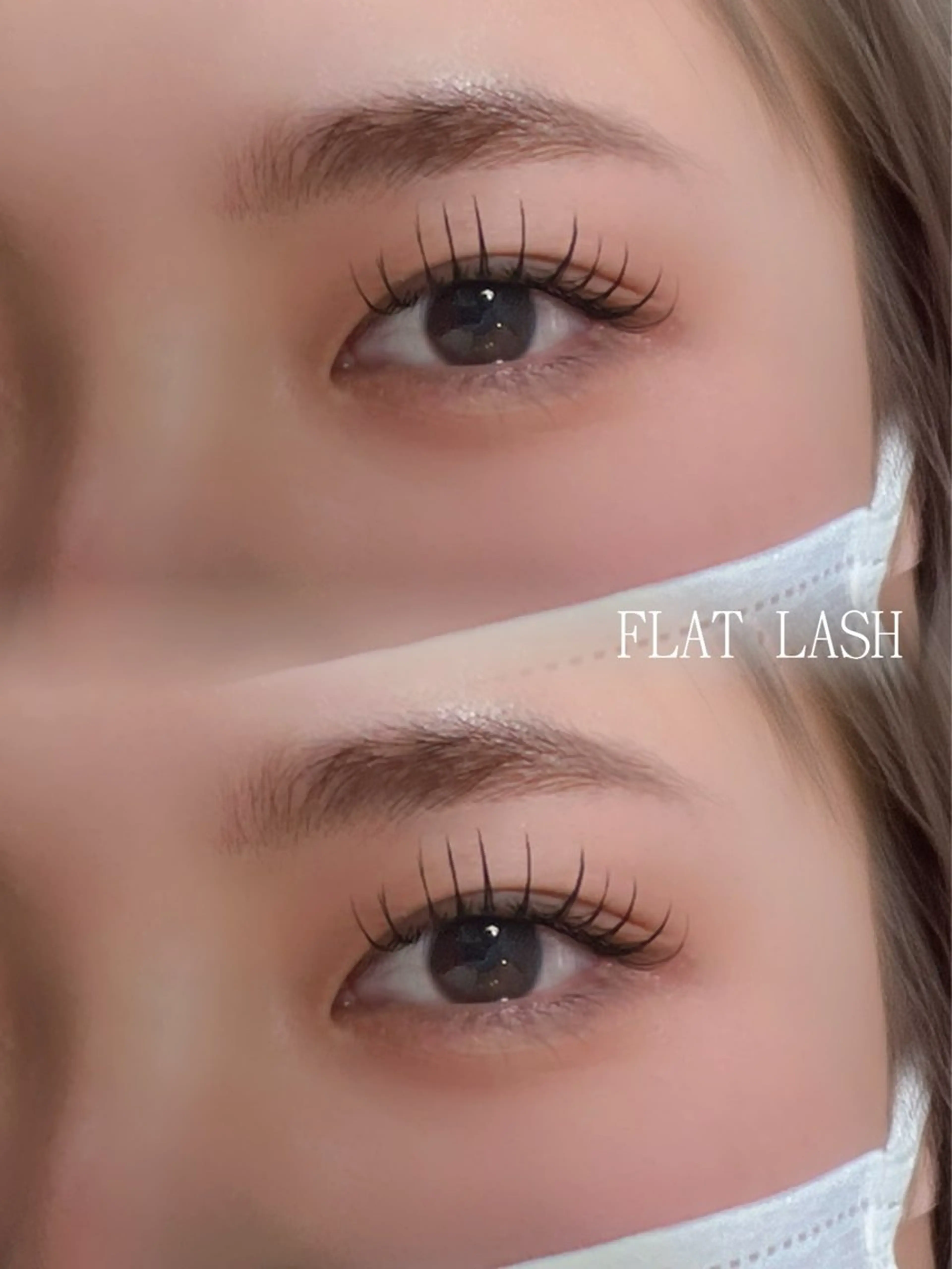 マツエク・マツパ フラットラッシュ マツエク 🦋eyelash ＮiＡRℹ︎na🦋のマツエク・マツパデザイン