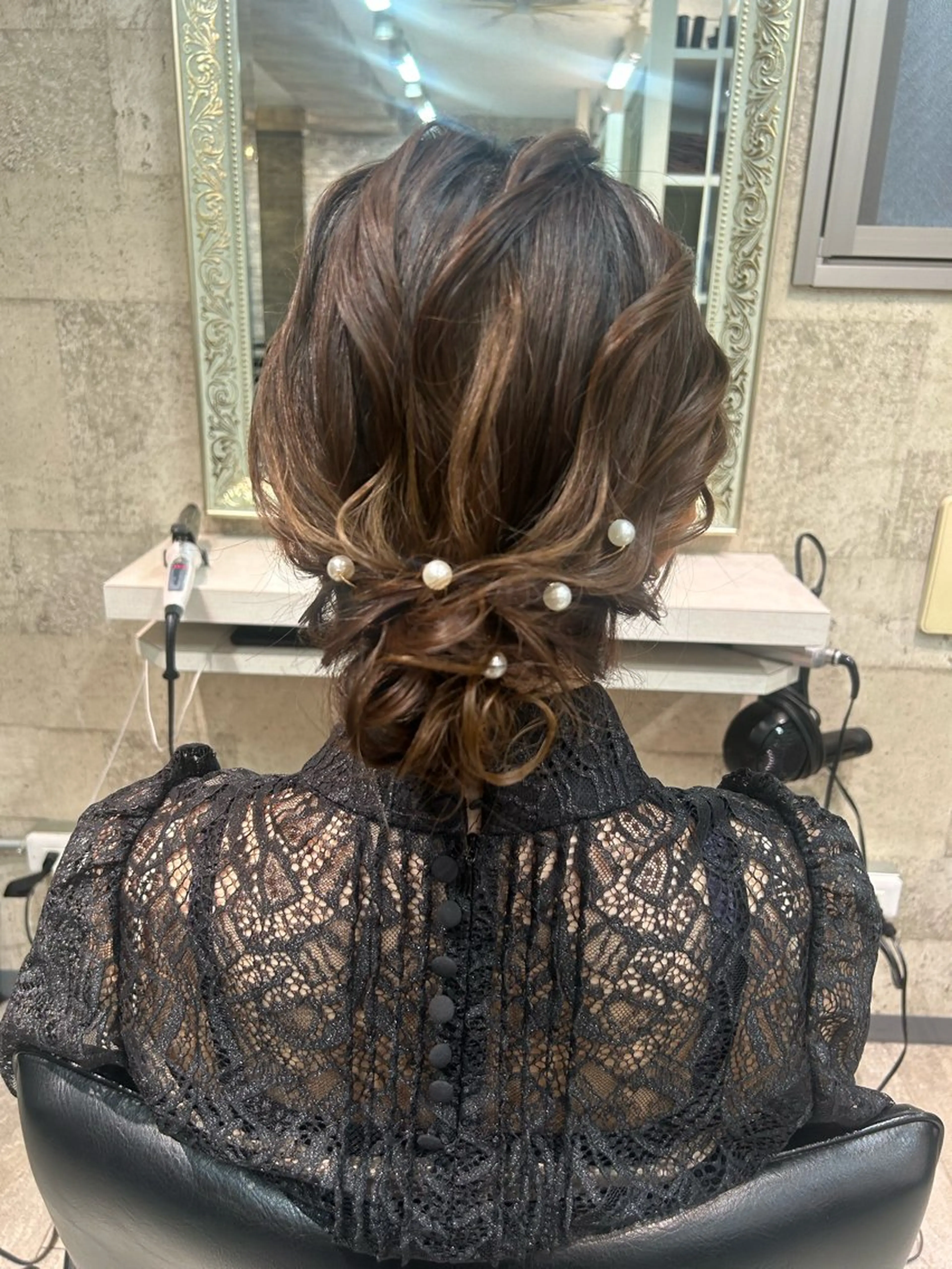 ヘアアレンジの写真