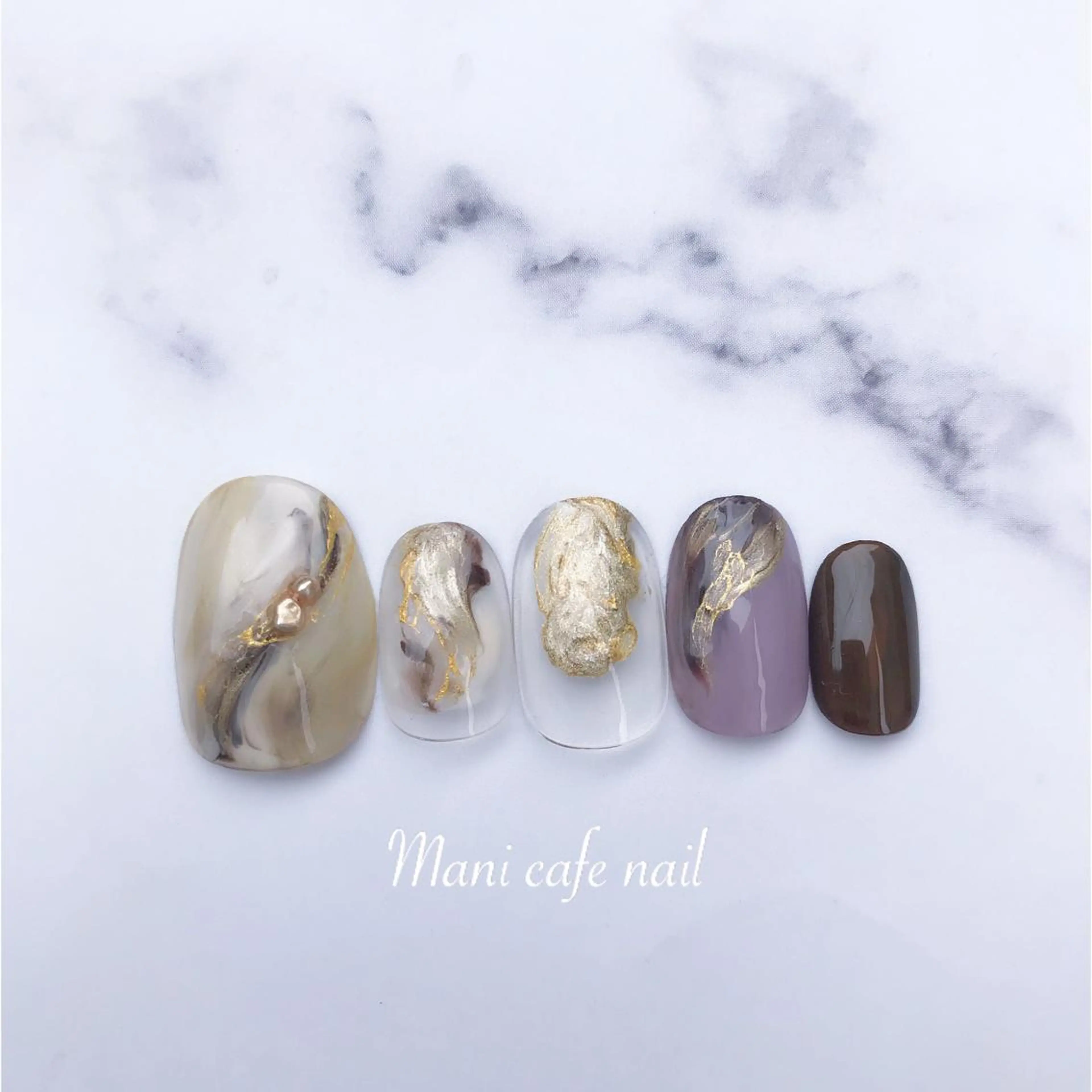 ネイル ハンドネイル Mani cafe nailのネイルデザイン