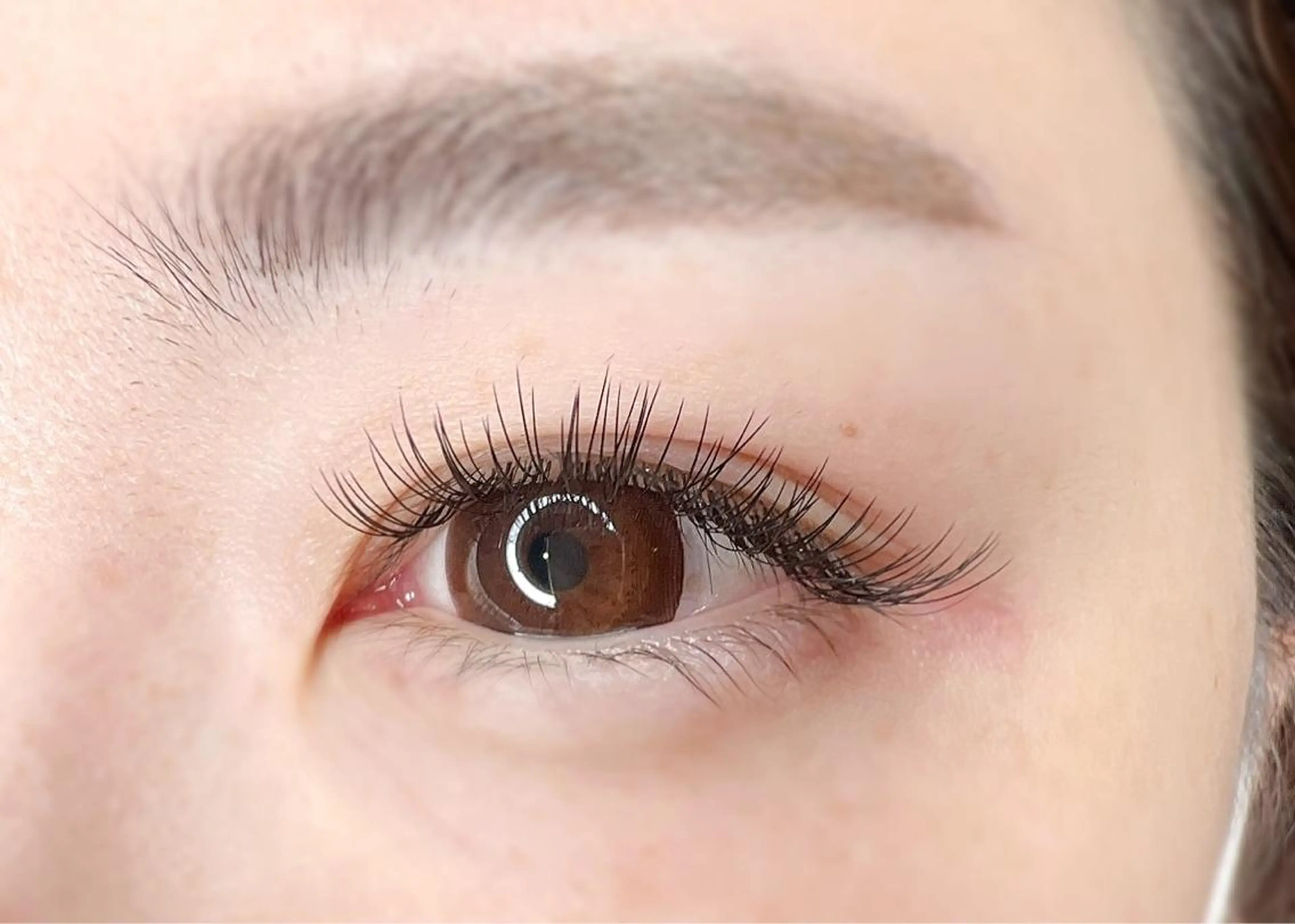 マツエク・マツパ Cカール フラットラッシュ マツエク LASHIQ南堀江 奥優美のマツエク・マツパデザイン