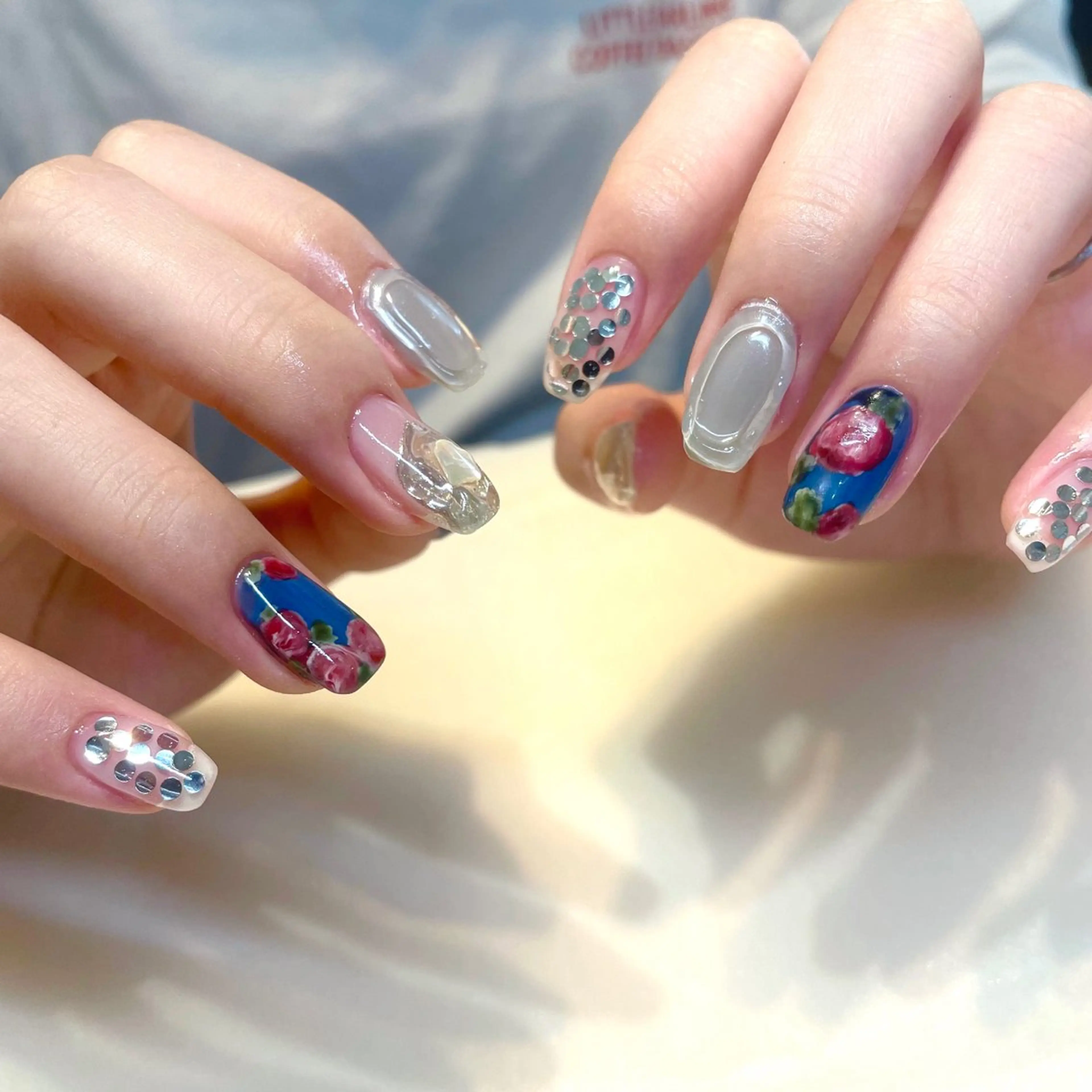 ネイル ハンドネイル 新井 ひなののネイルデザイン