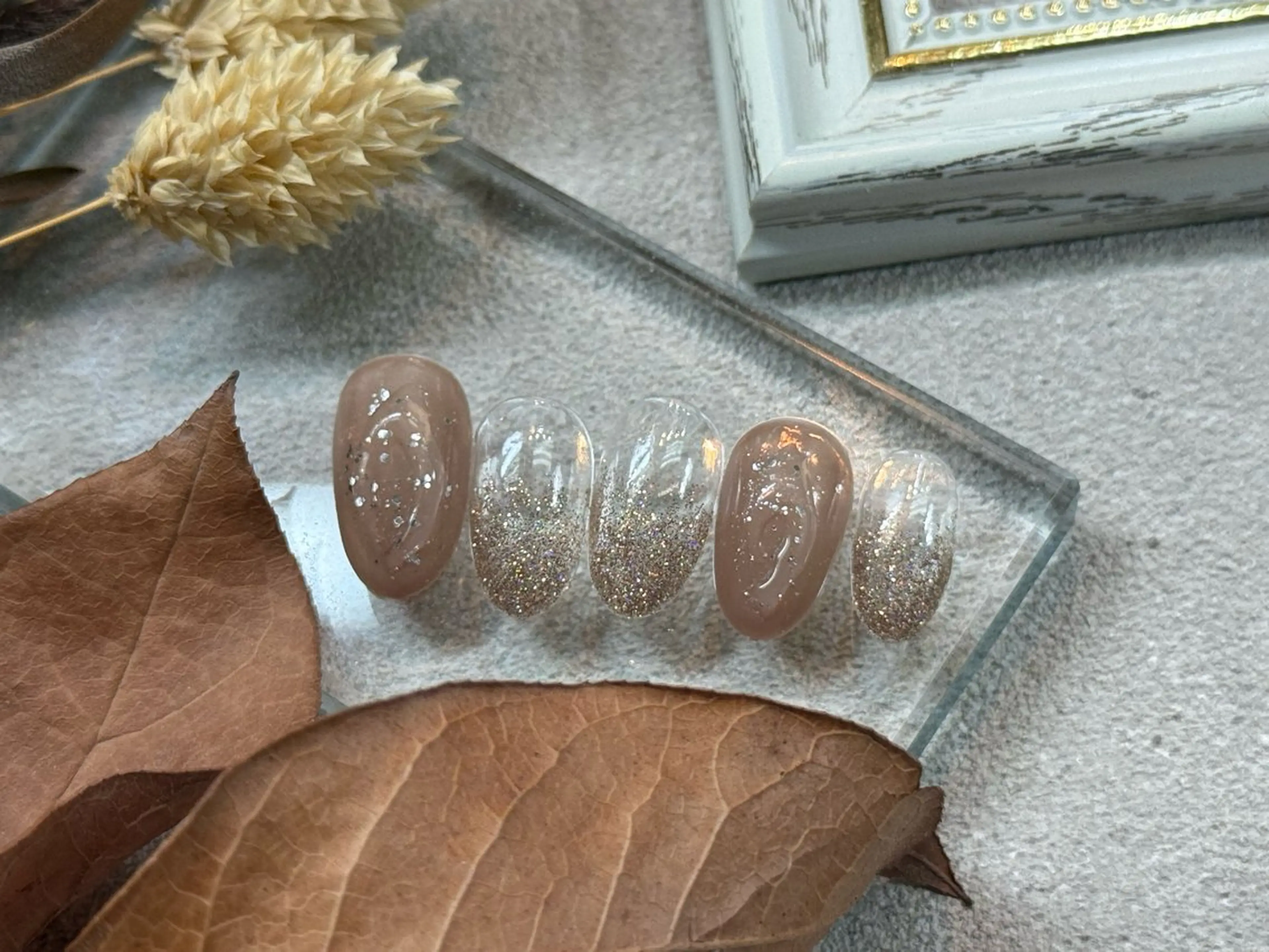 ネイル 小野里 七海のネイルデザイン