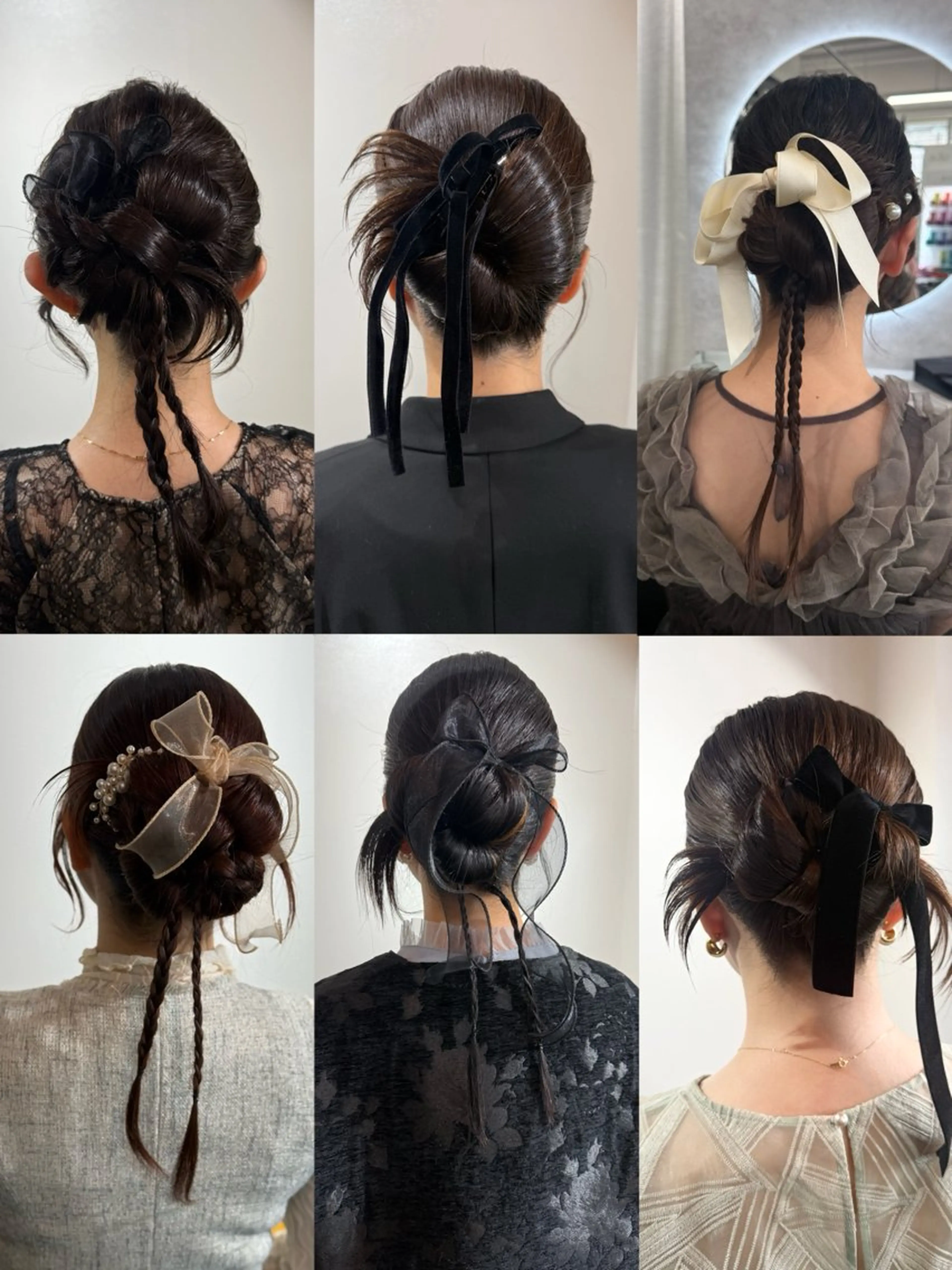 レディースヘアセット🩷の写真