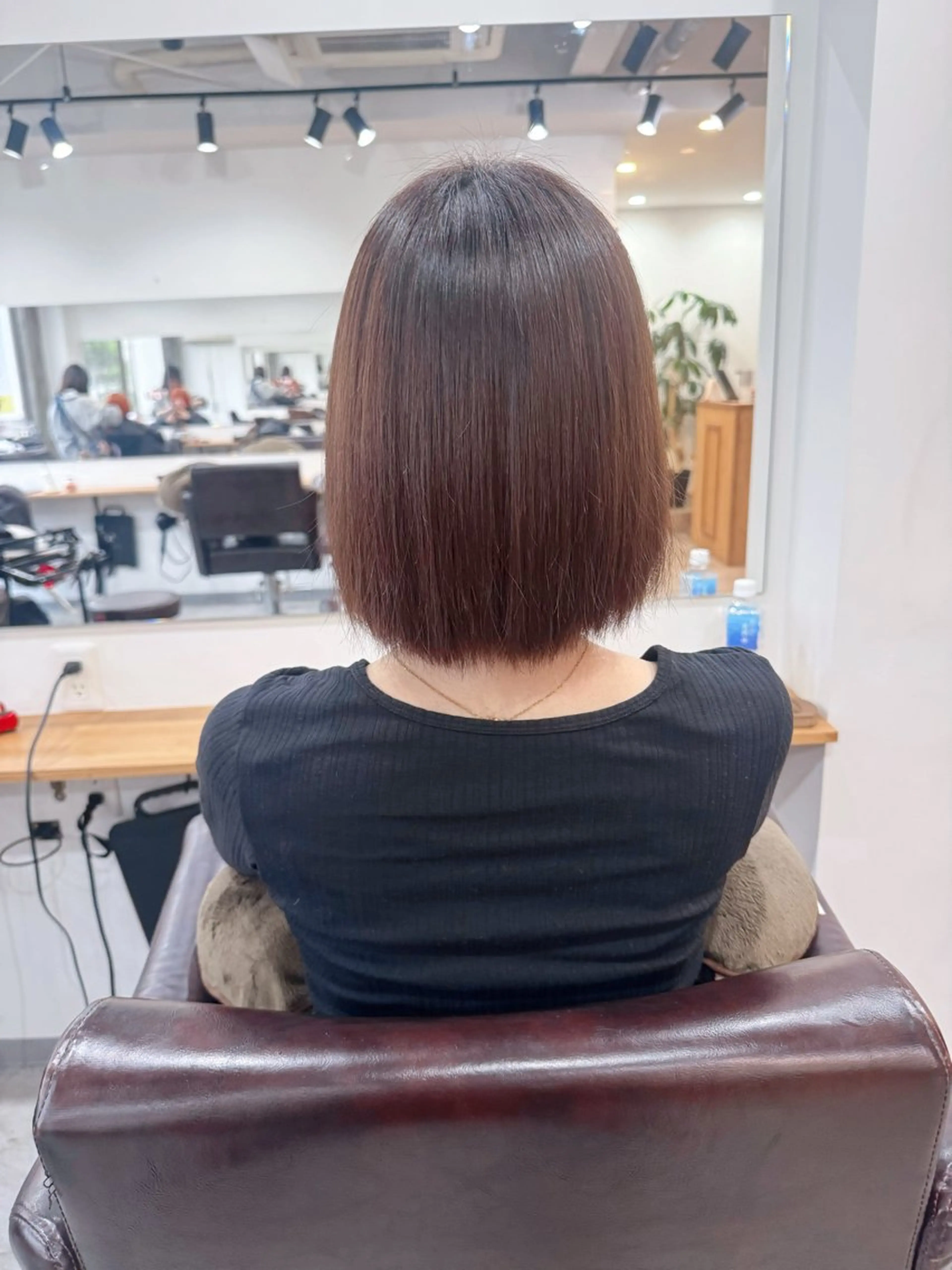 ミディアム 三原 賢二 【縮毛矯正】のヘアスタイル