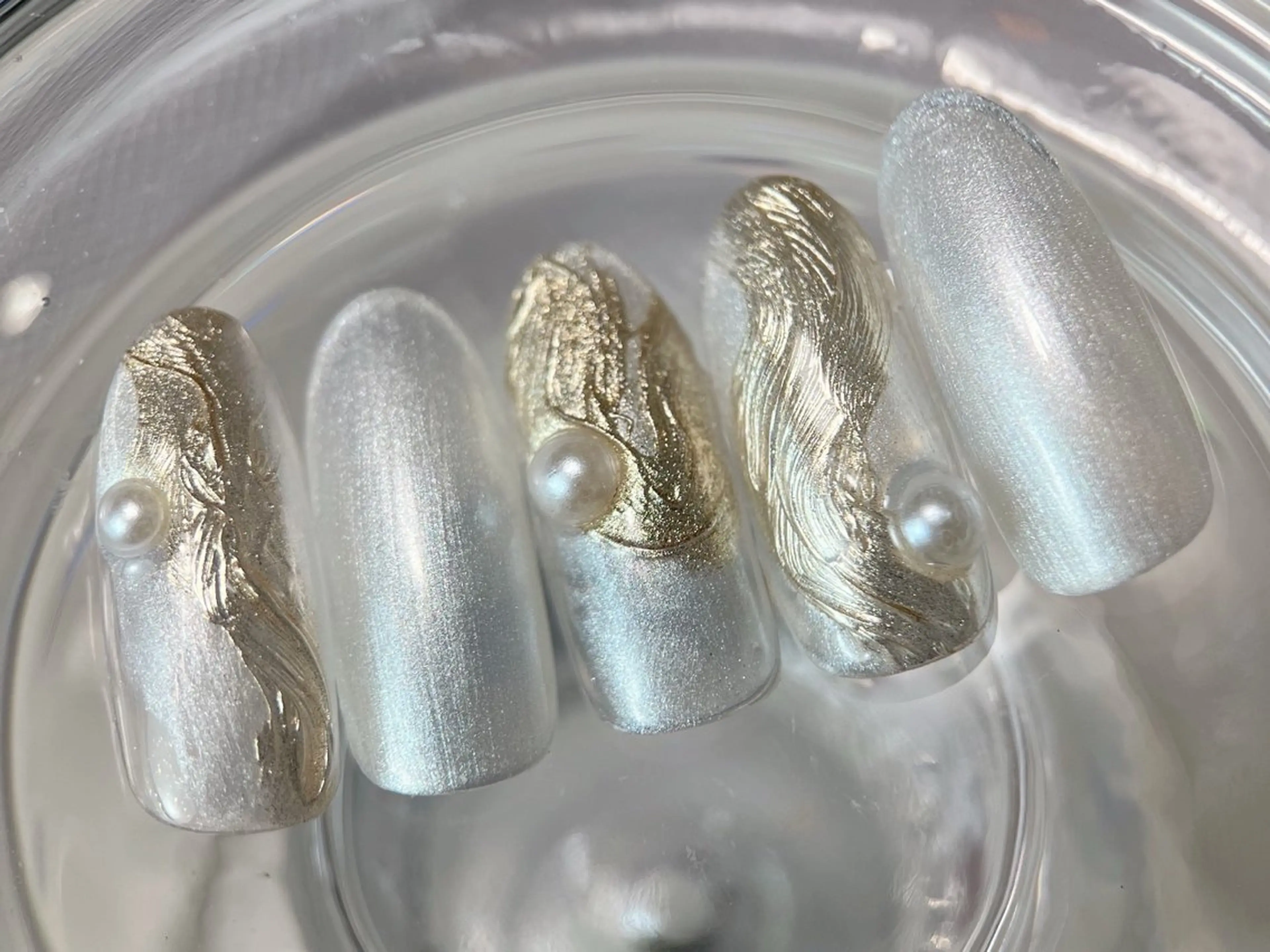 ネイル フットネイル ジェルネイル 韓国ネイル マグネットネイル シンプルネイル ハンドネイル nail salon Lauleaのネイルデザイン