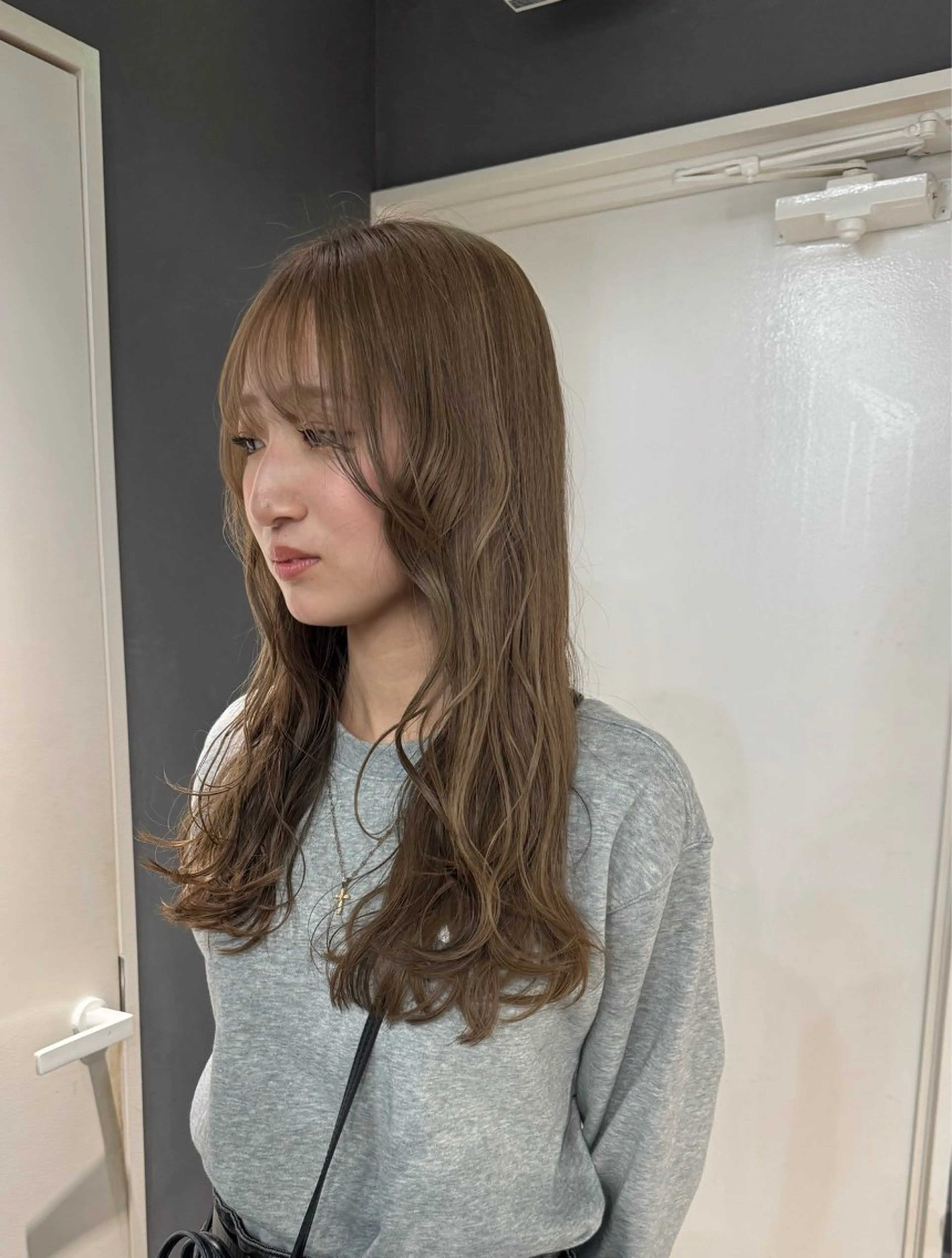 ロング ヘアカラー トリートメント reira/堀江/ 似合わせカットのヘアスタイル