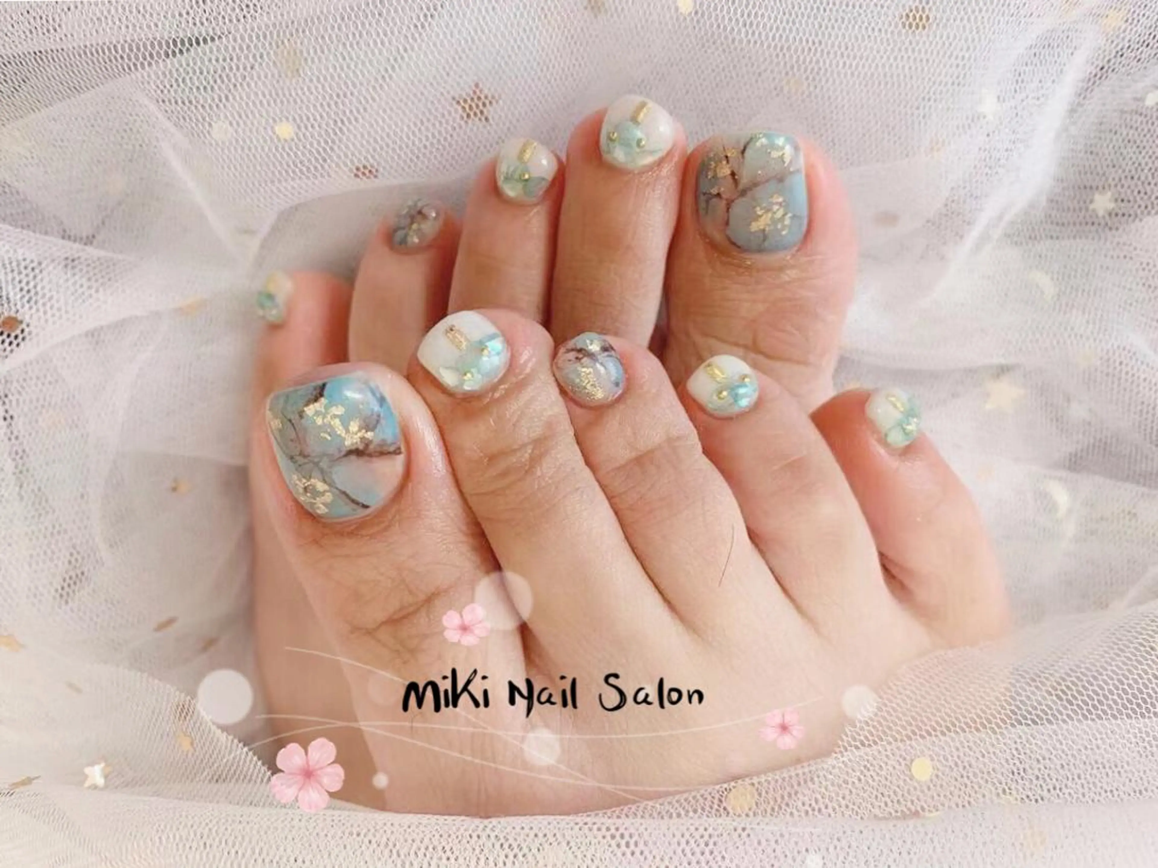 ネイル MiKi Nai池袋 長さだし得意のネイルデザイン