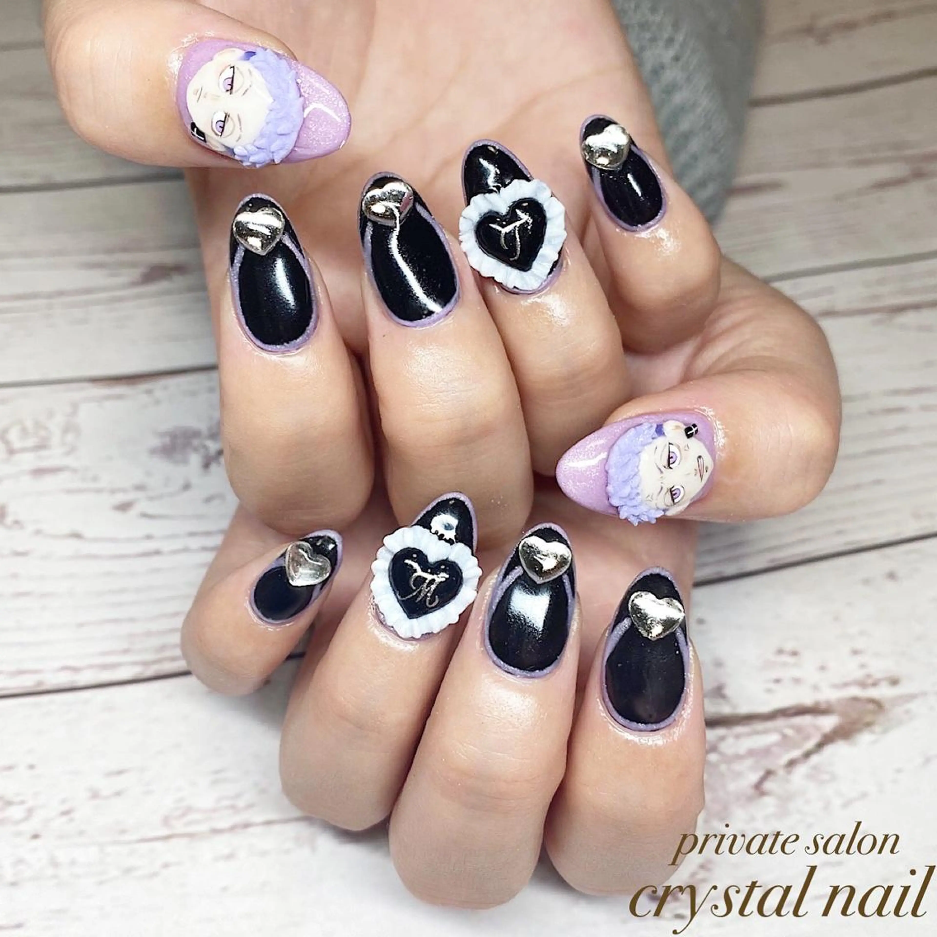 ネイル 持ち込み Crystal Nailのネイルデザイン