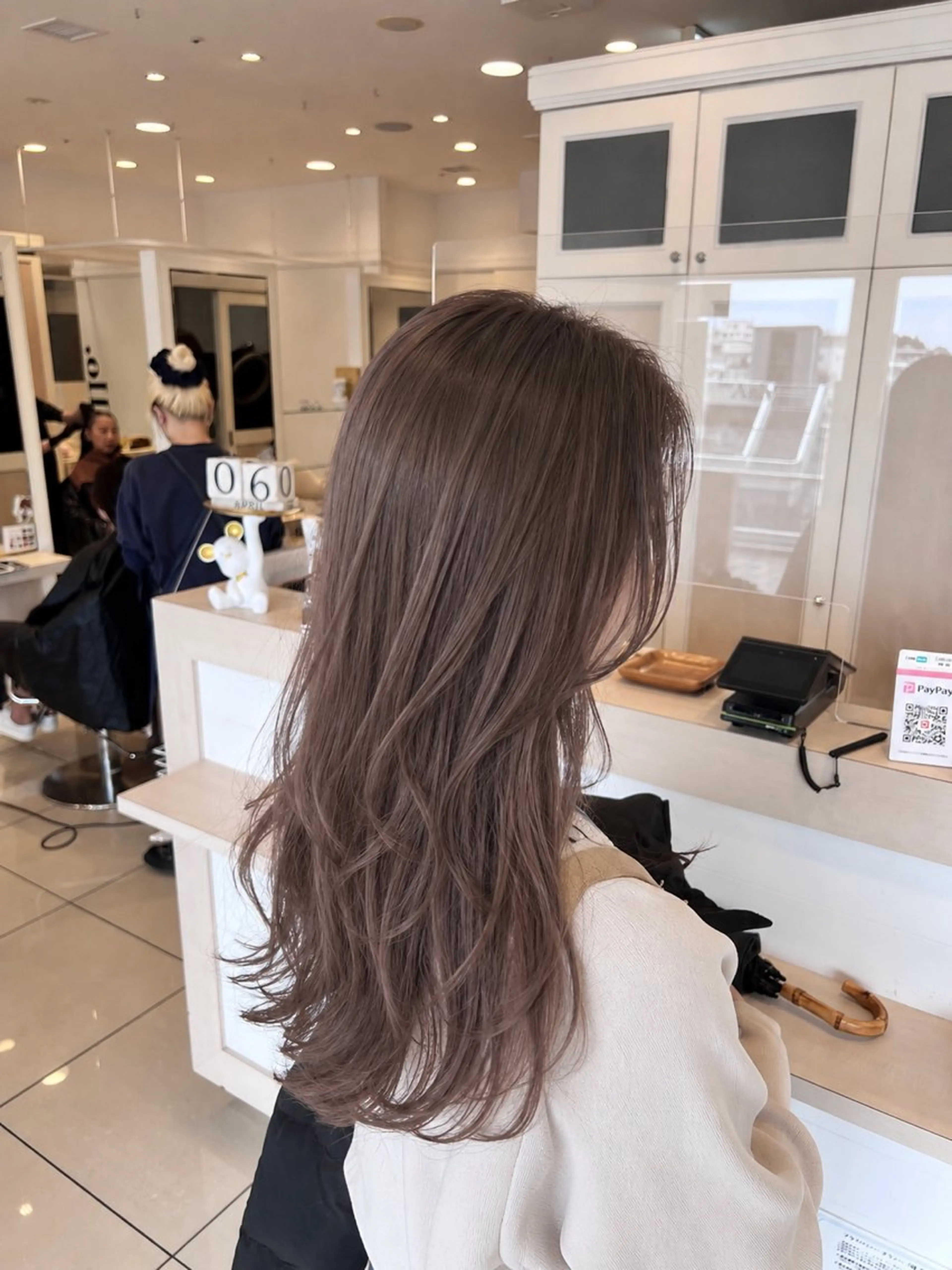 ロング カラー カット ヘアカラー トリートメント 金子 直樹のヘアスタイル