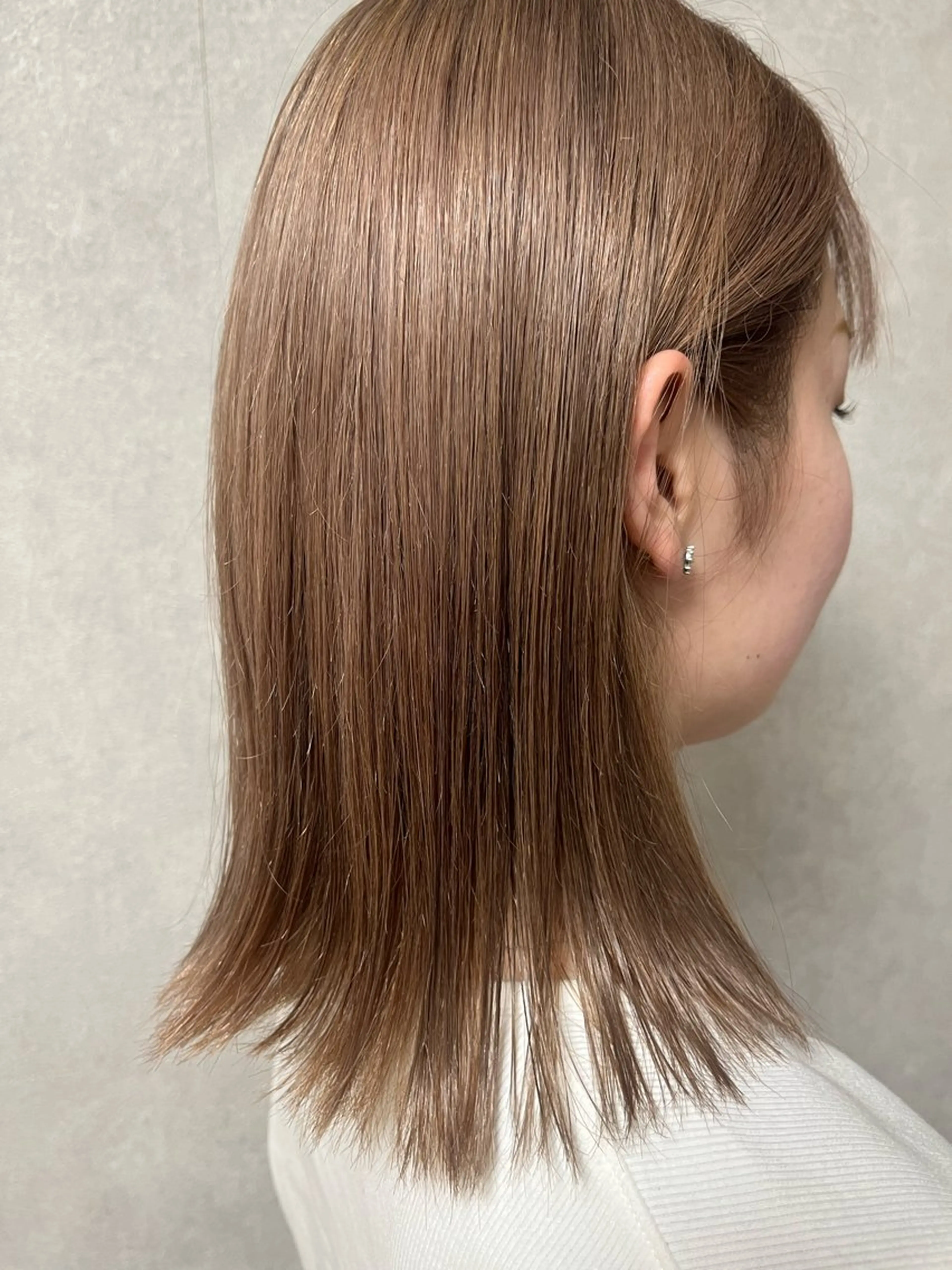 ミディアム カラー MIKOTO/マンツ ーマン/髪質改善🤎のヘアスタイル