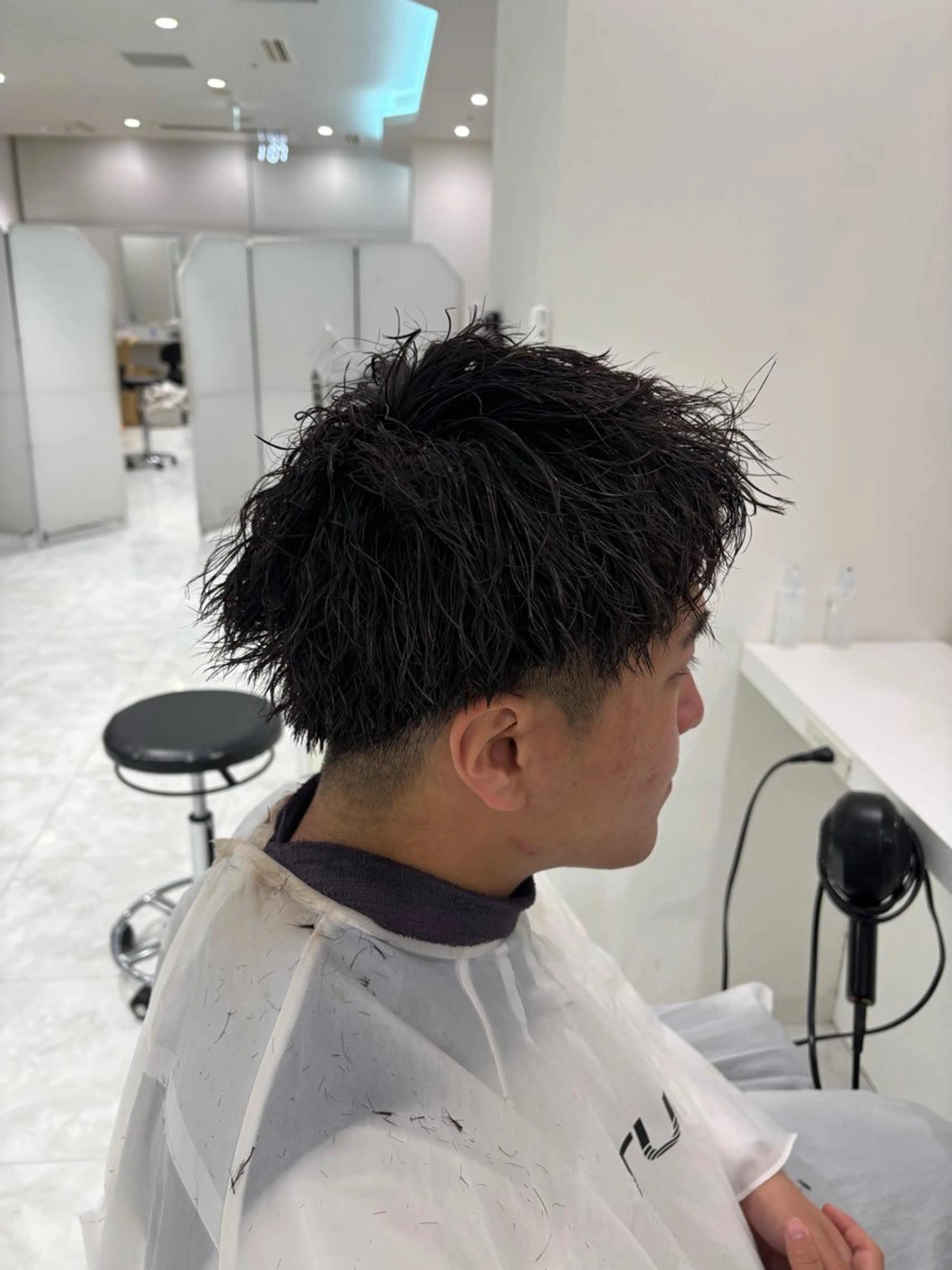 メンズ カット パーマ ヘッドスパ ヘアセット 銀座/ショート/ メンズ/HINOKIのヘアスタイル